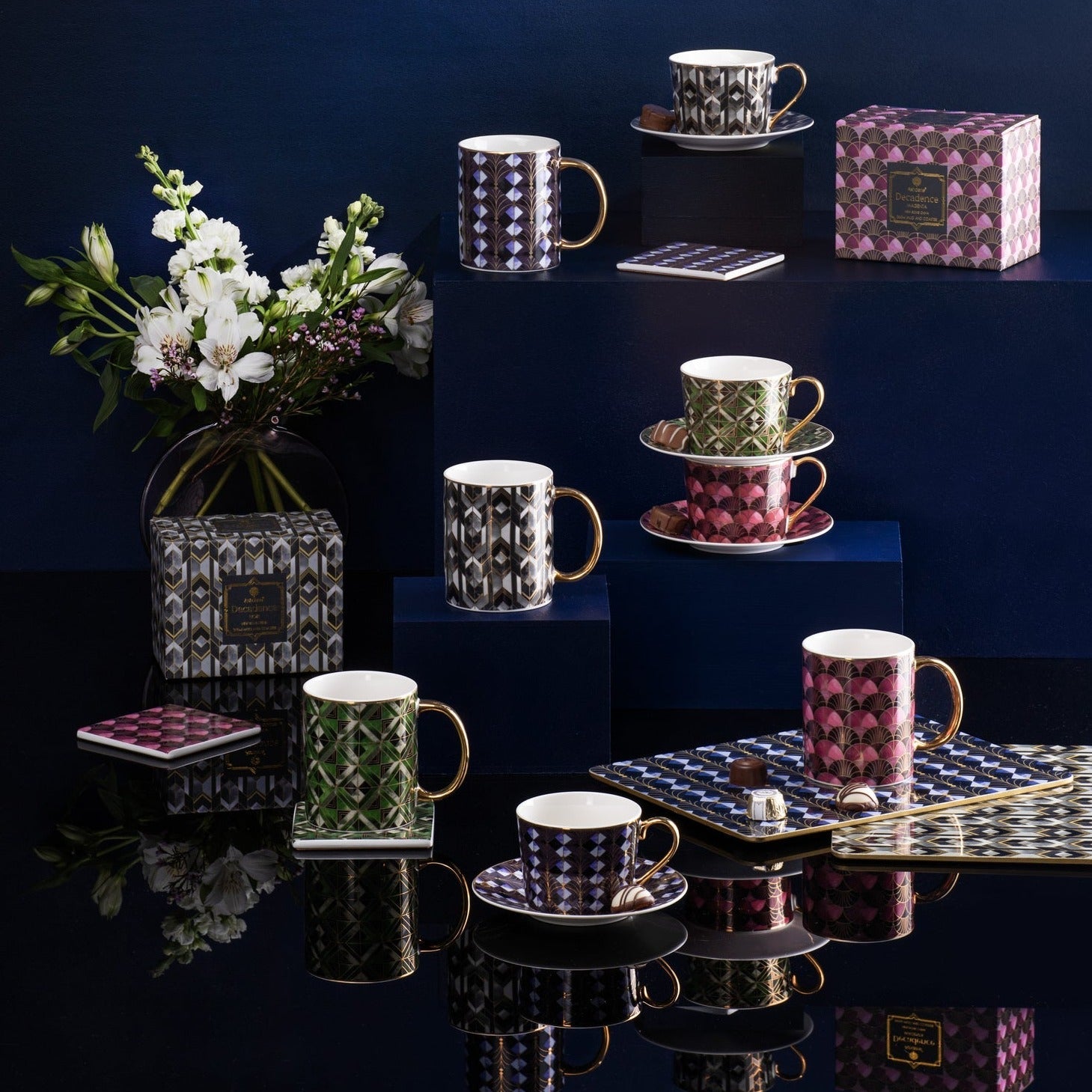 Ashdene Decadence Midnight Cup & Saucer