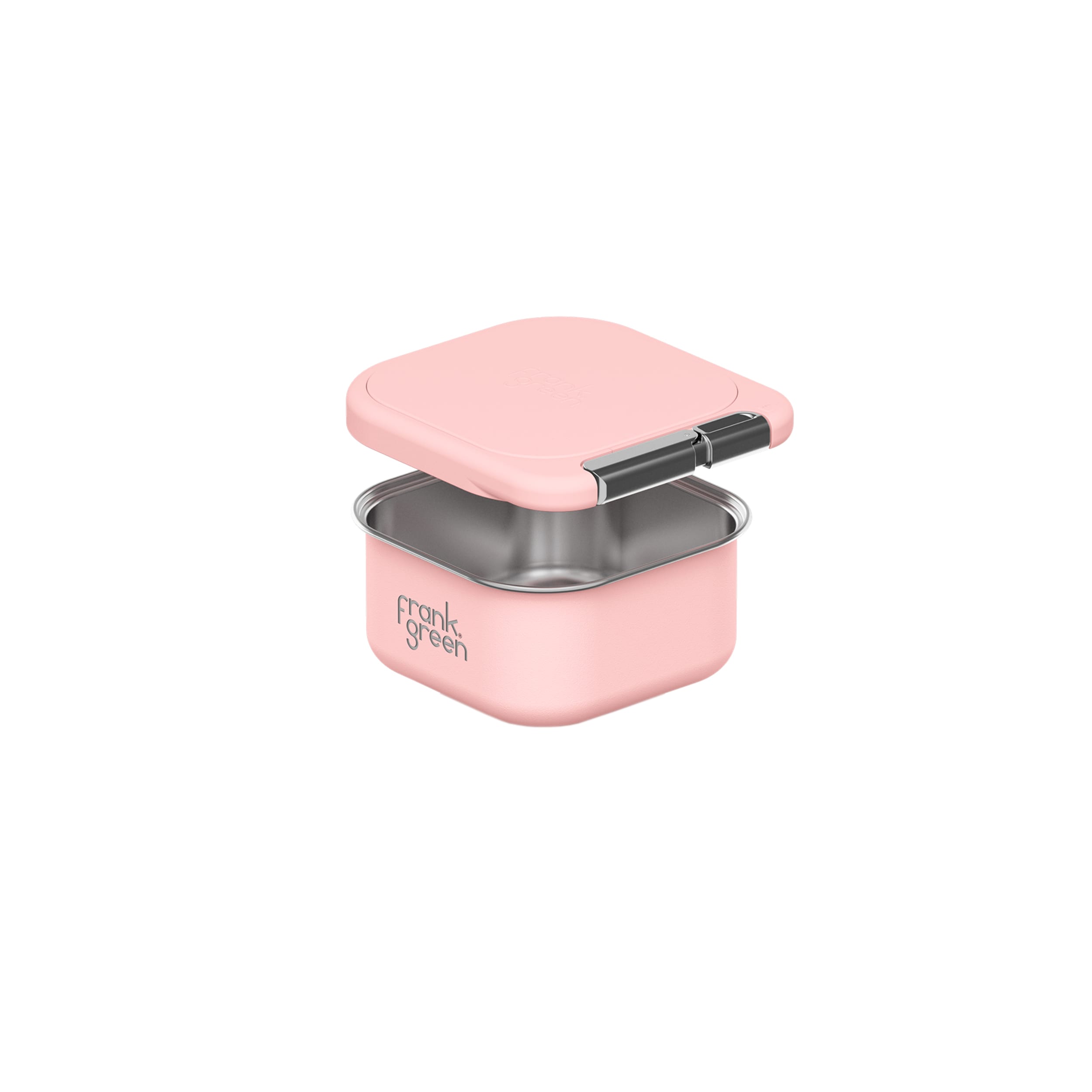 frank green Snack Container with Silicone Lid - Blushed