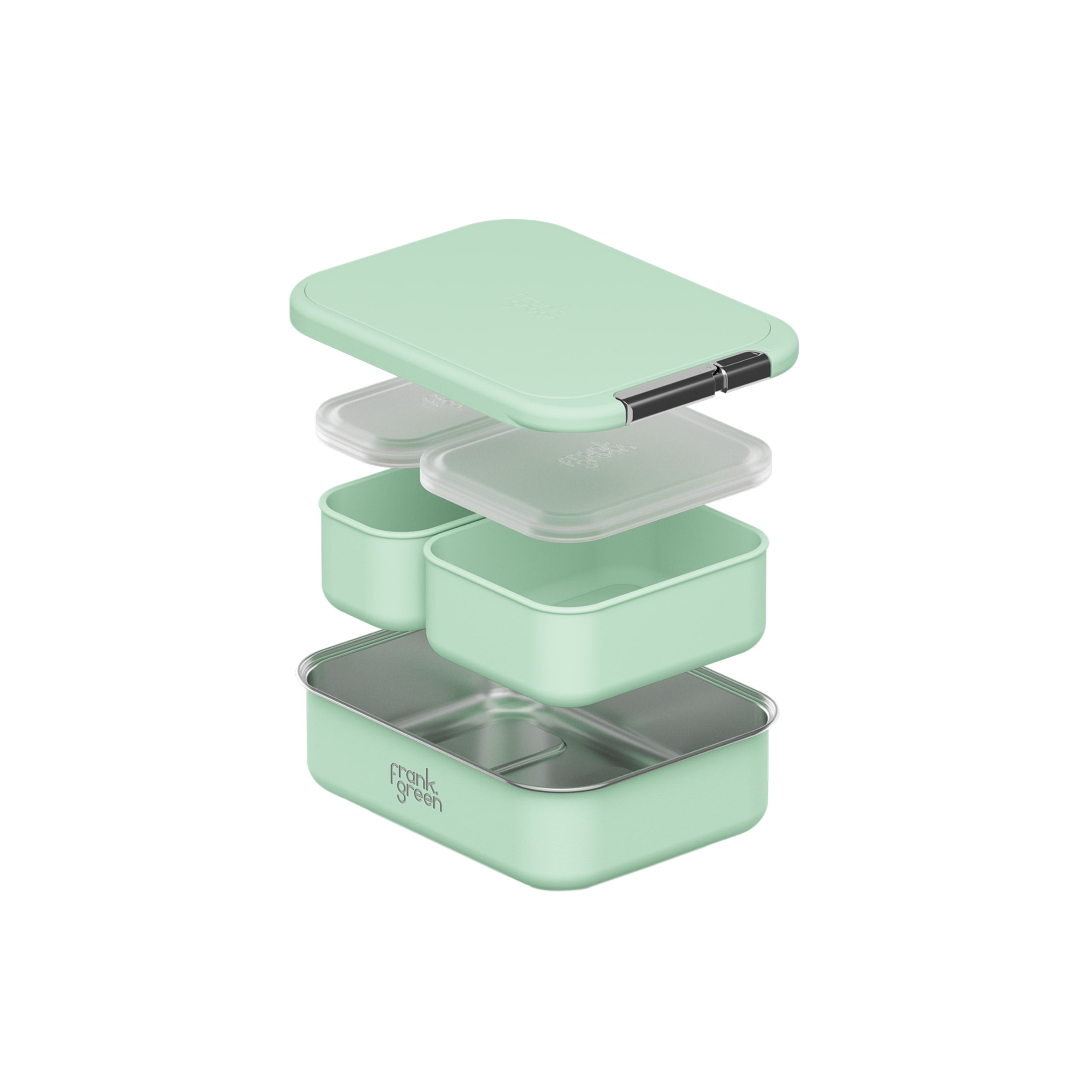 frank green Lunch Container with Silicone Lid - Mint Gelato