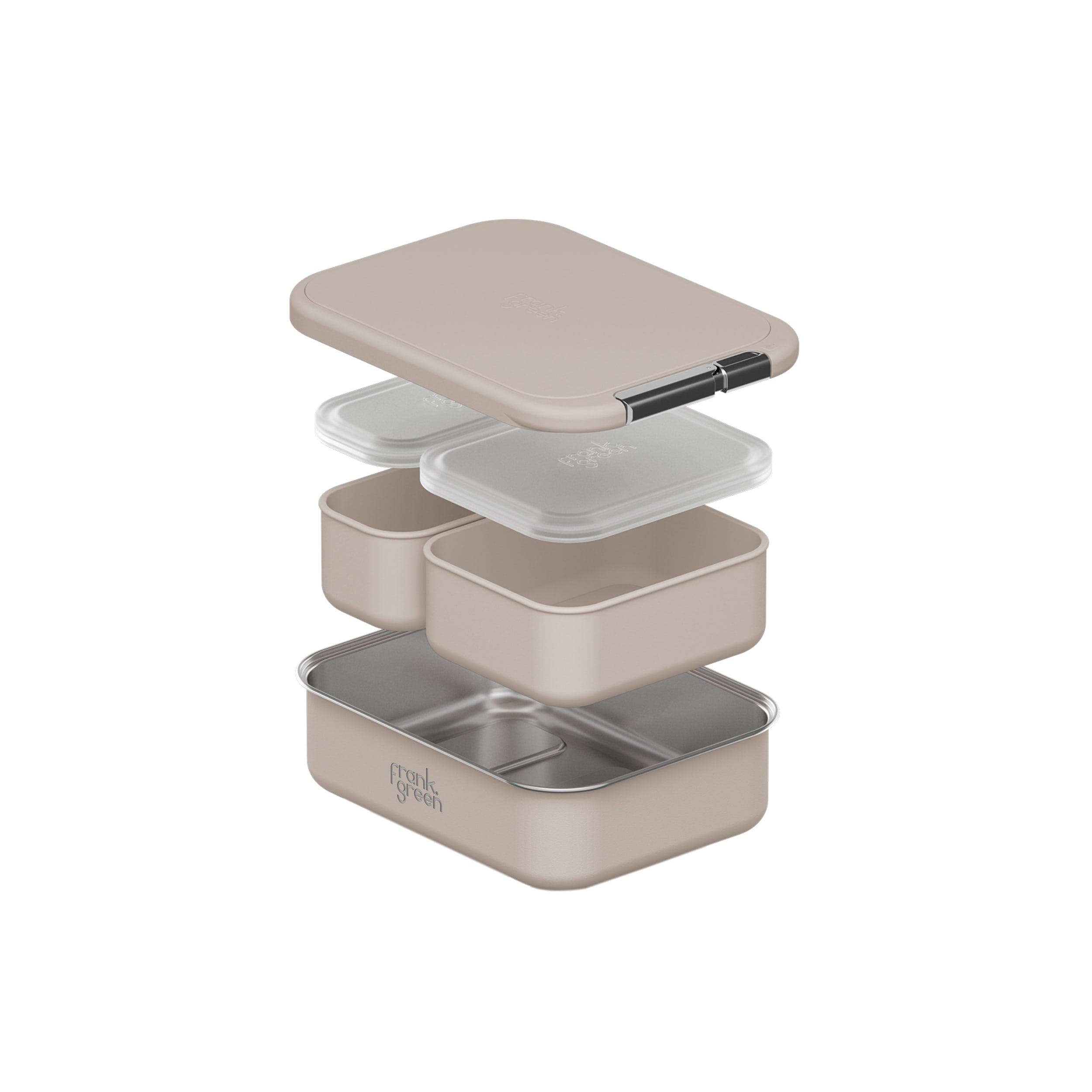 frank green Lunch Container with Silicone Lid - Moon Dust