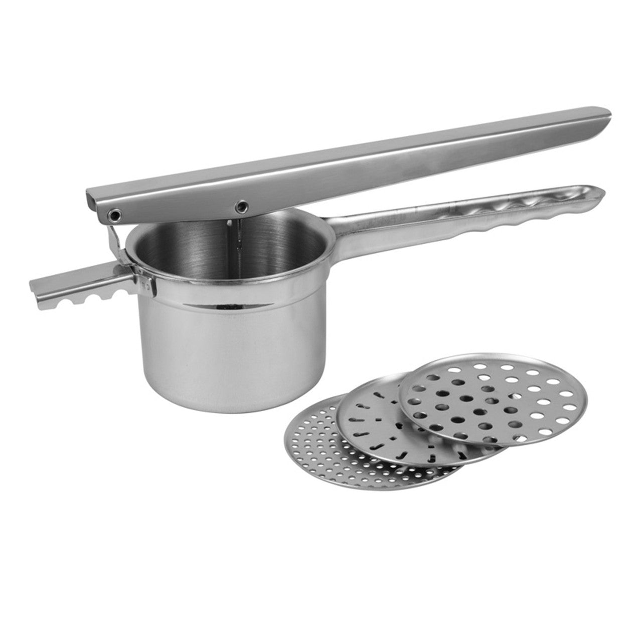 Avanti  Potato Ricer With Three Interchangable Disc Blades