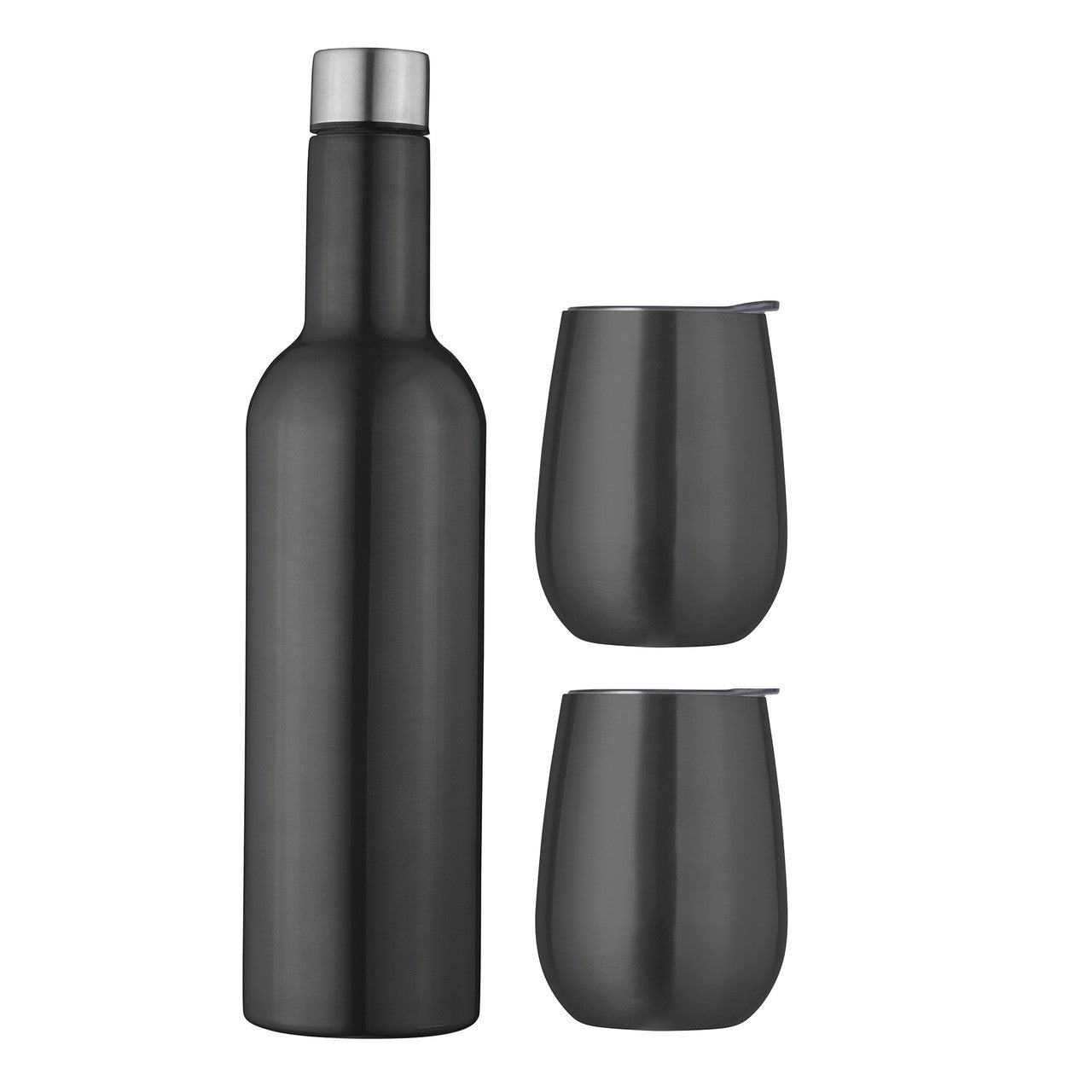 Avanti  Double Wall Insulated Wine Traveller Set - Gunmetal