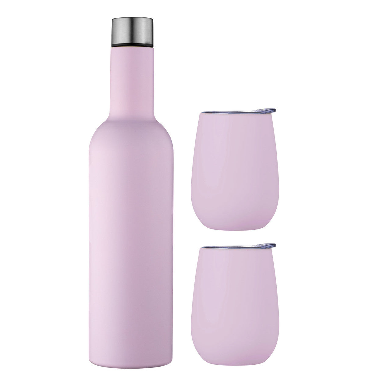 Avanti  Double Wall Insulated Wine Traveller Set - Pink