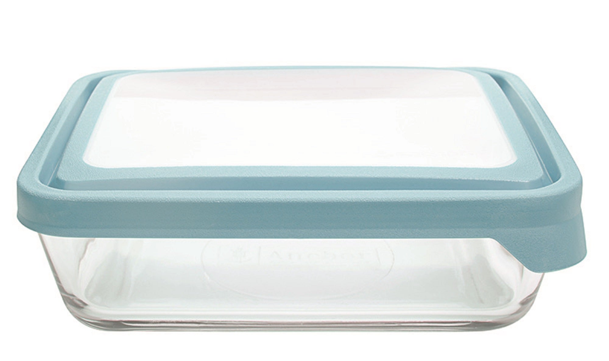 Anchor Hocking TrueSeal Glass Rectangle Container with Blue Lid (1.4L)