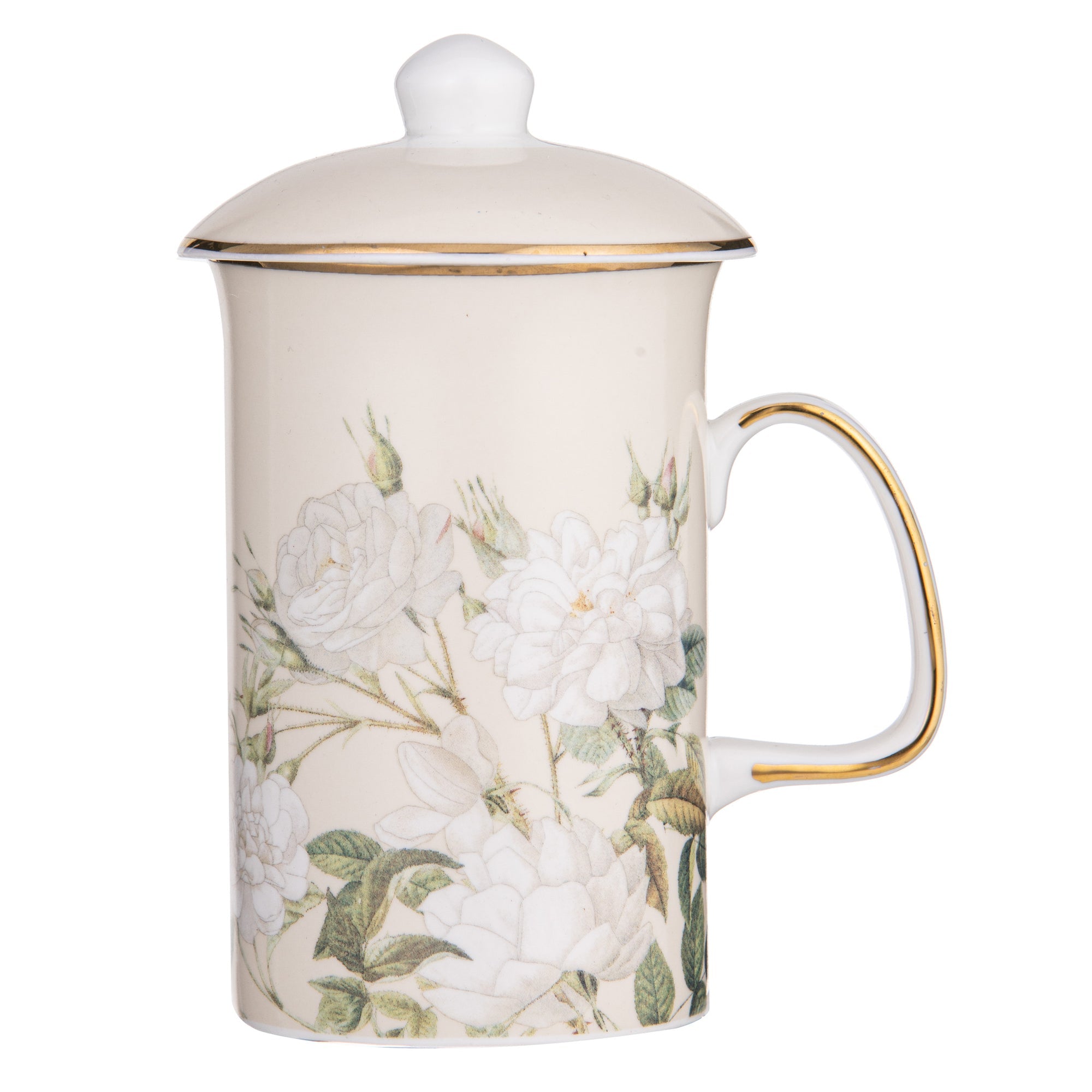 Ashdene Elegant Rose Cream 3 Piece Infuser