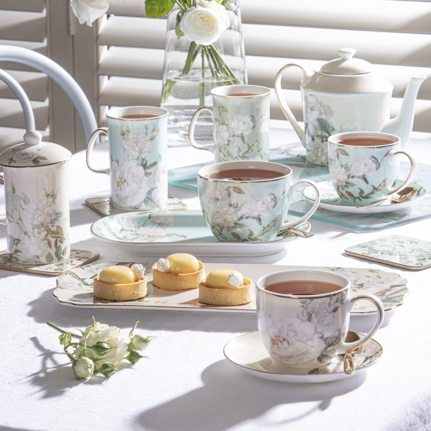 Ashdene Elegant Rose Cream Cup & Saucer