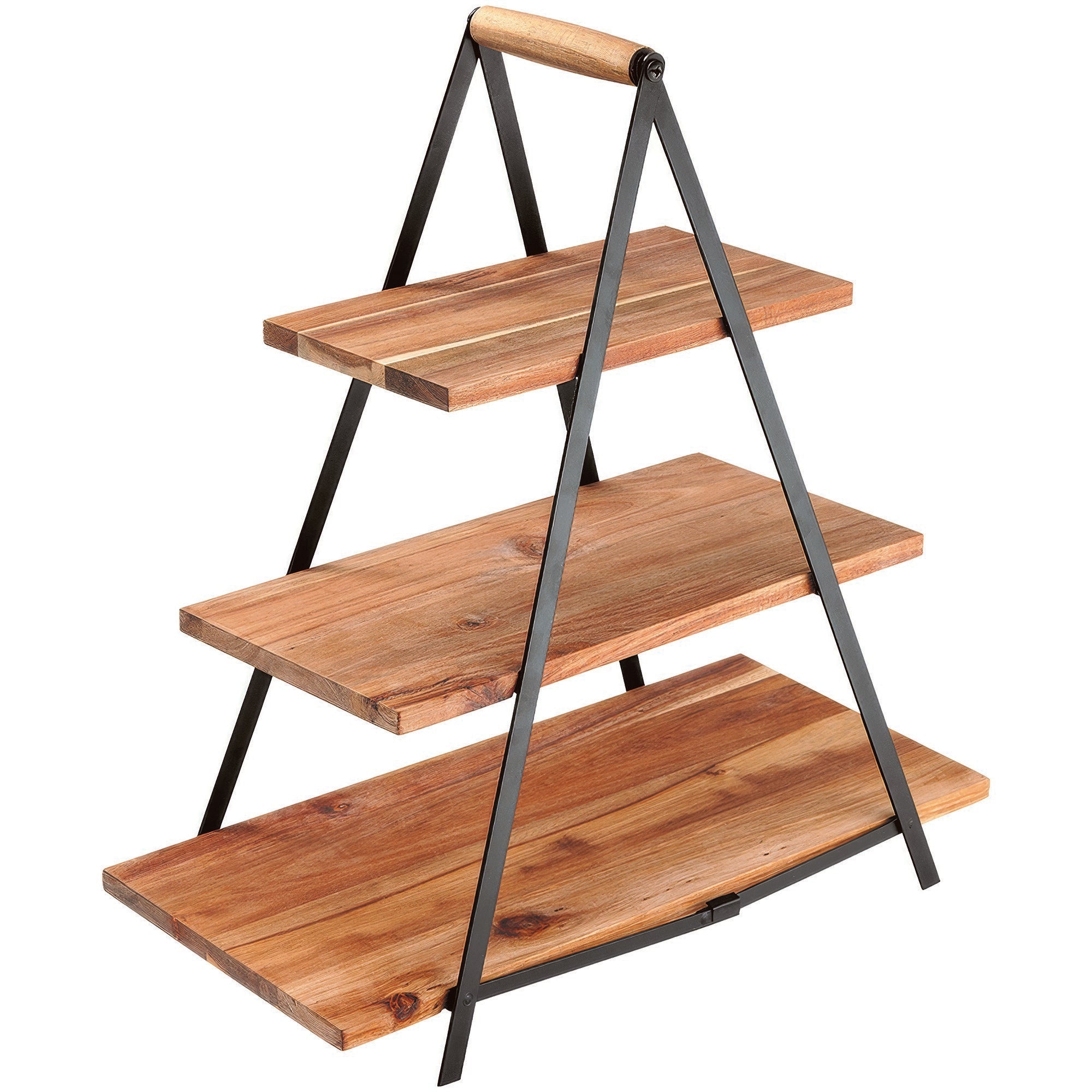 Ladelle Alto Serve & Share 3 Tier Acacia Serving Tower