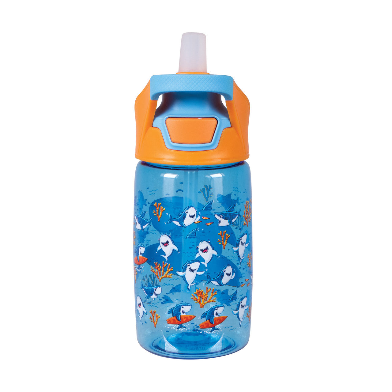 Avanti  Yum Yum Tritan Bottle 450ml - Surfing Sharkie