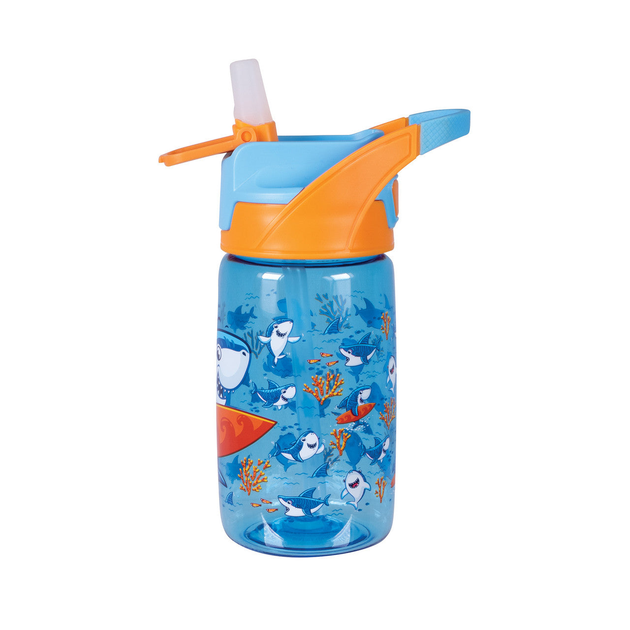 Avanti  Yum Yum Tritan Bottle 450ml - Surfing Sharkie