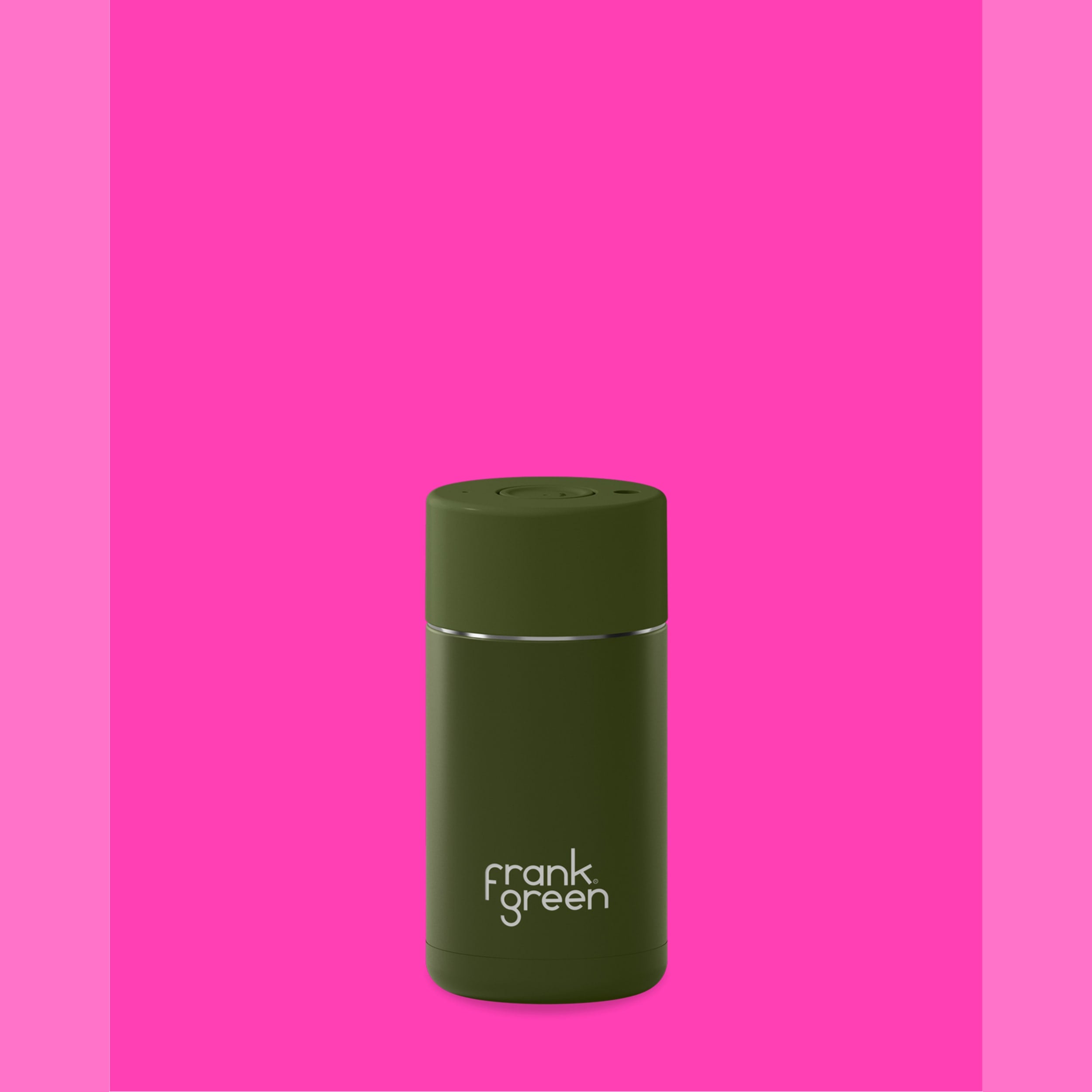 frank green 12oz Ceramic Reusable Cup - Khaki
