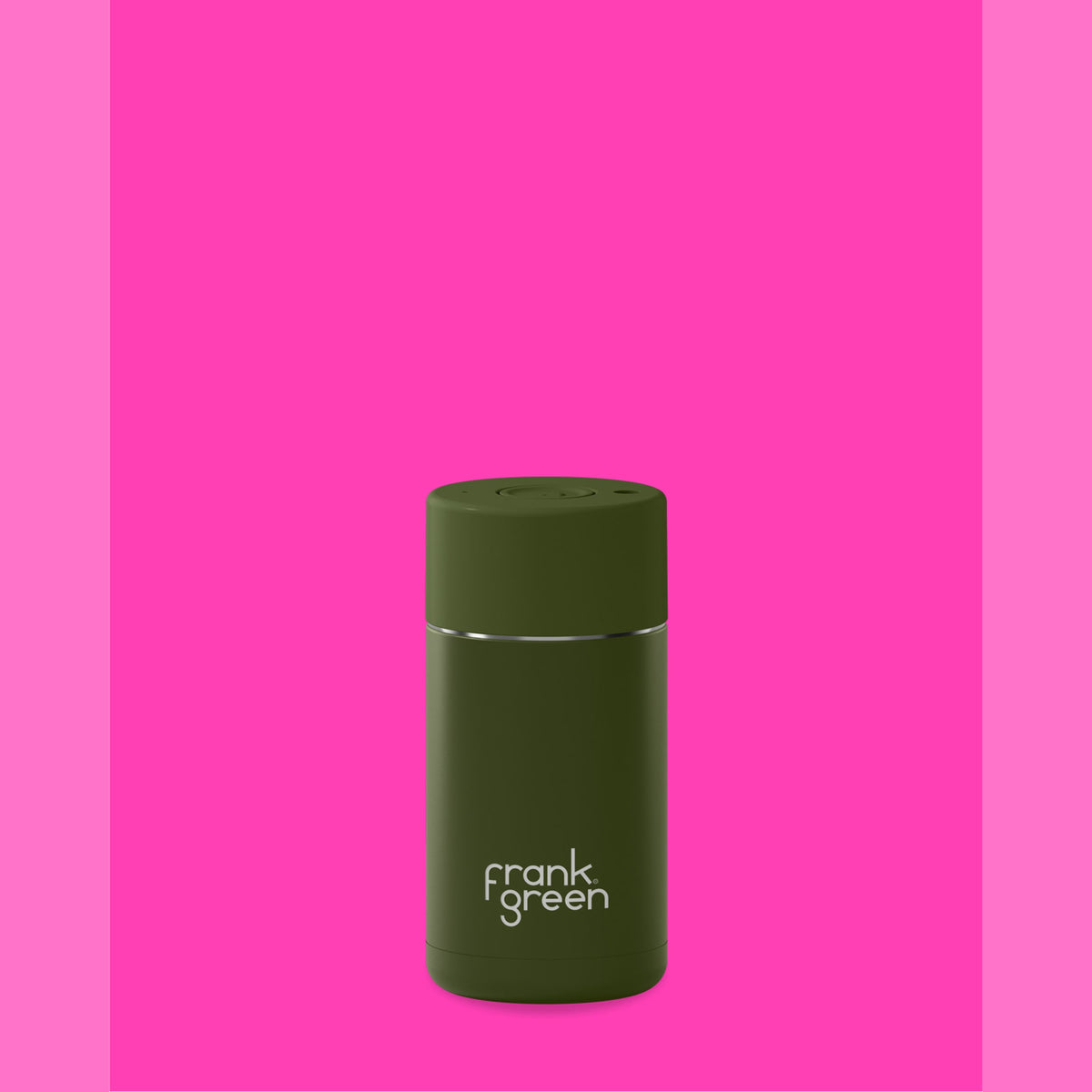 frank green 12oz Ceramic Reusable Cup - Khaki