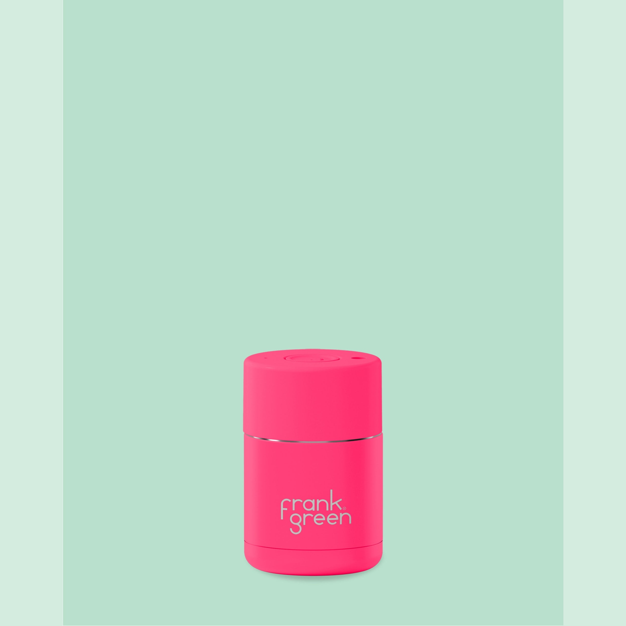 frank green 8oz Ceramic Reusable Cup - Neon Pink