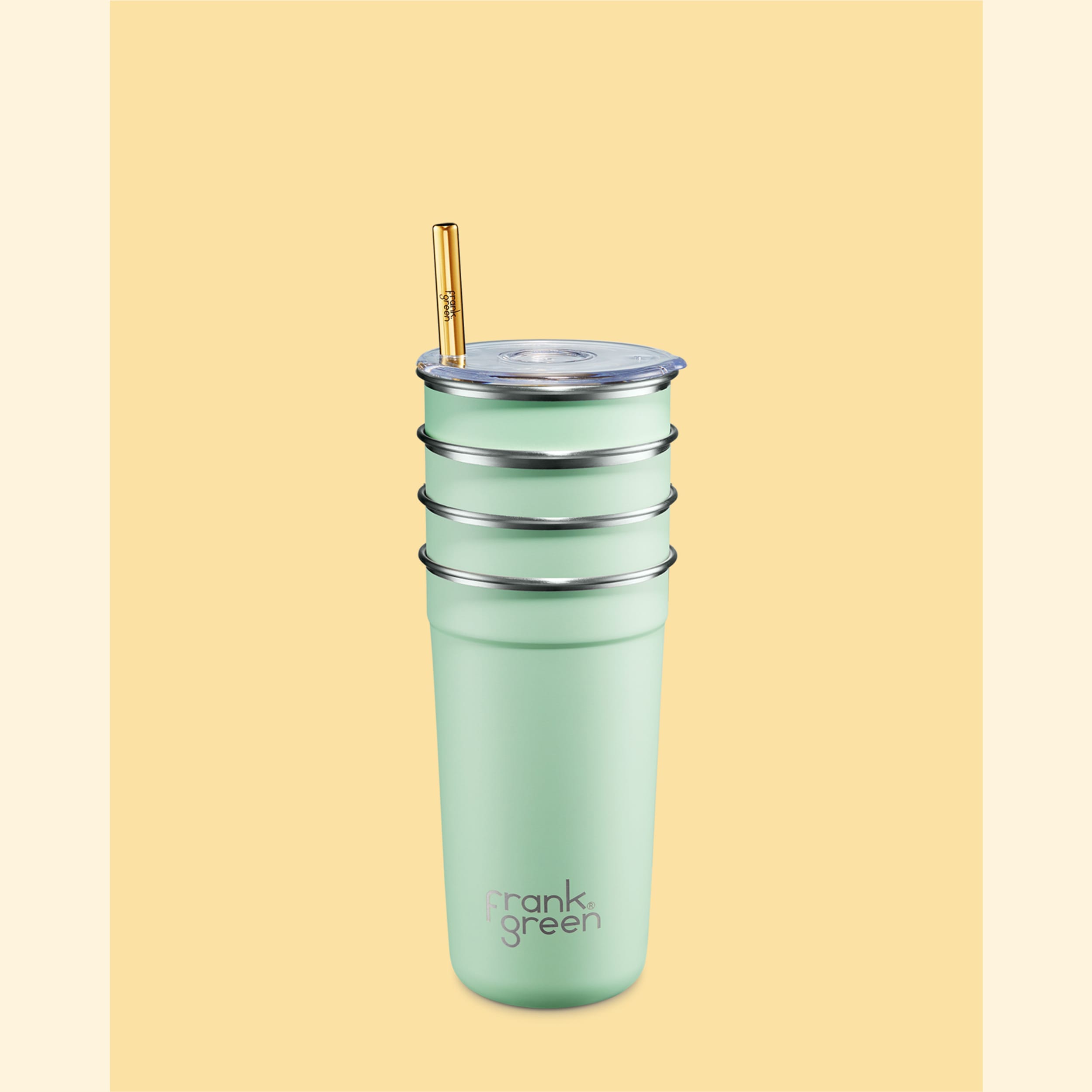 frank green 16oz Assembled Party Cups 4 Pack - Mint Gelato