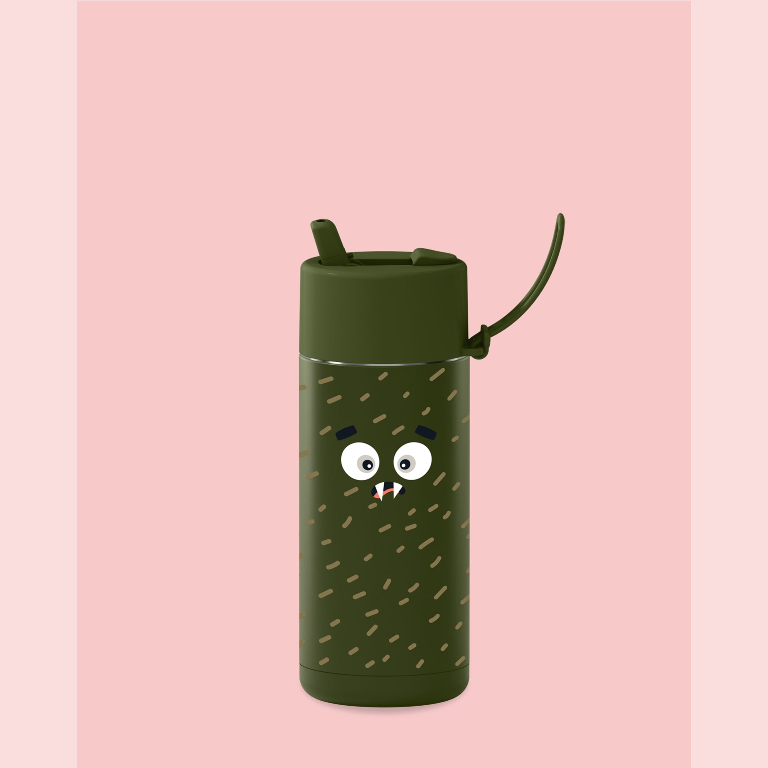frank green 16oz Franksters Scout with Flip Straw Lid - Khaki