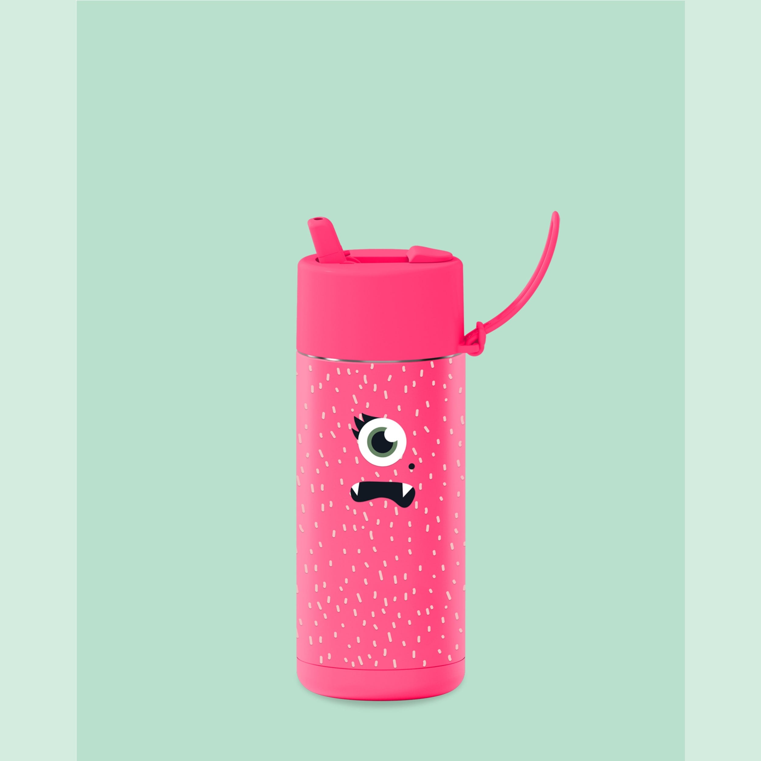 frank green 16oz Franksters Piper with Flip Straw Lid - Neon Pink
