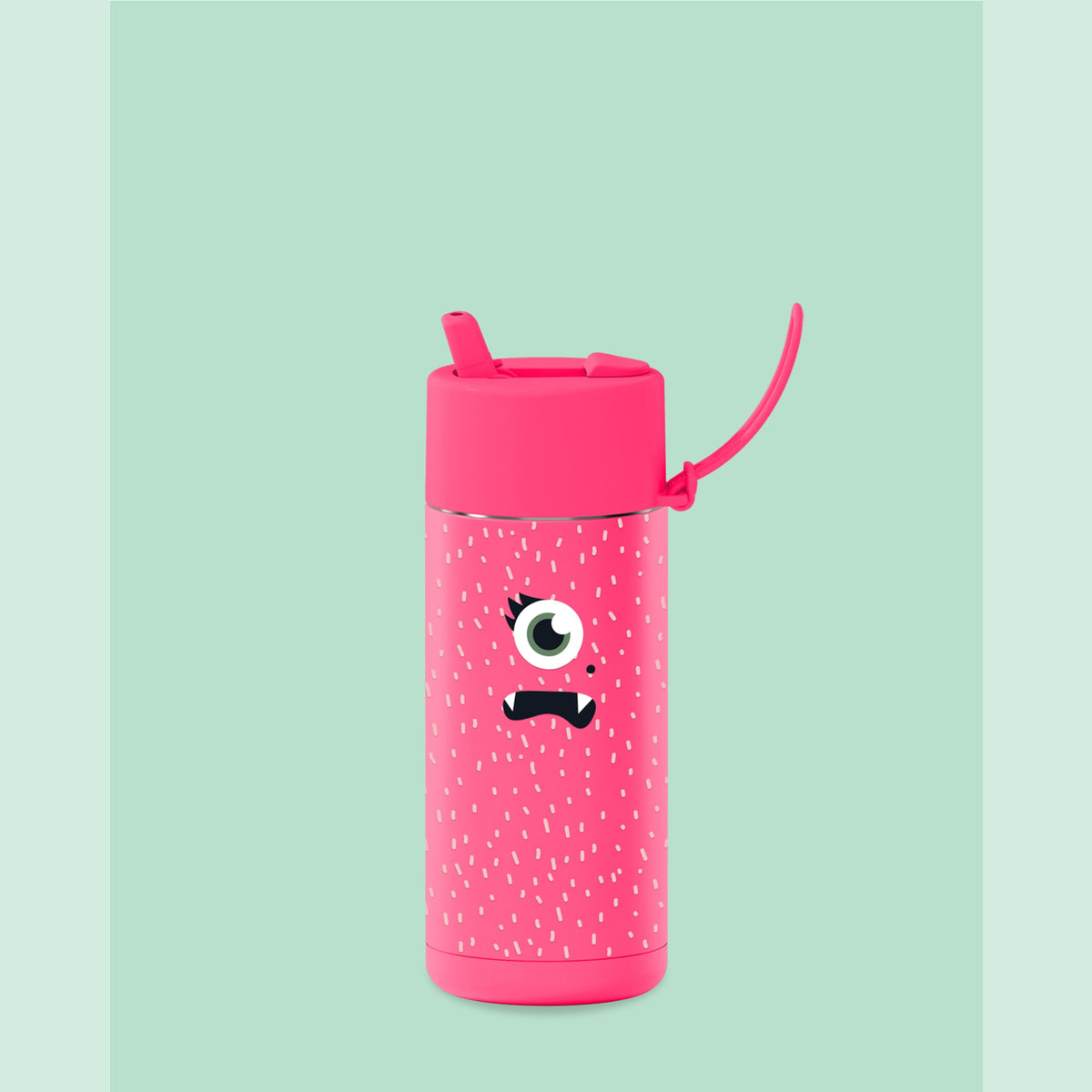 frank green 16oz Franksters Piper with Flip Straw Lid - Neon Pink