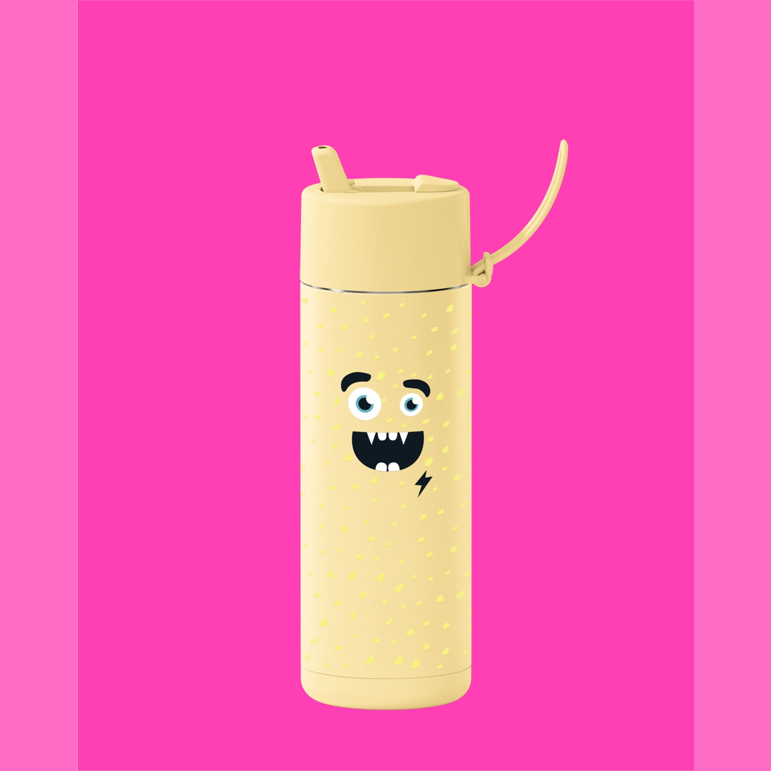 frank green 20oz Franksters Splash with Flip Straw Lid - Buttermilk