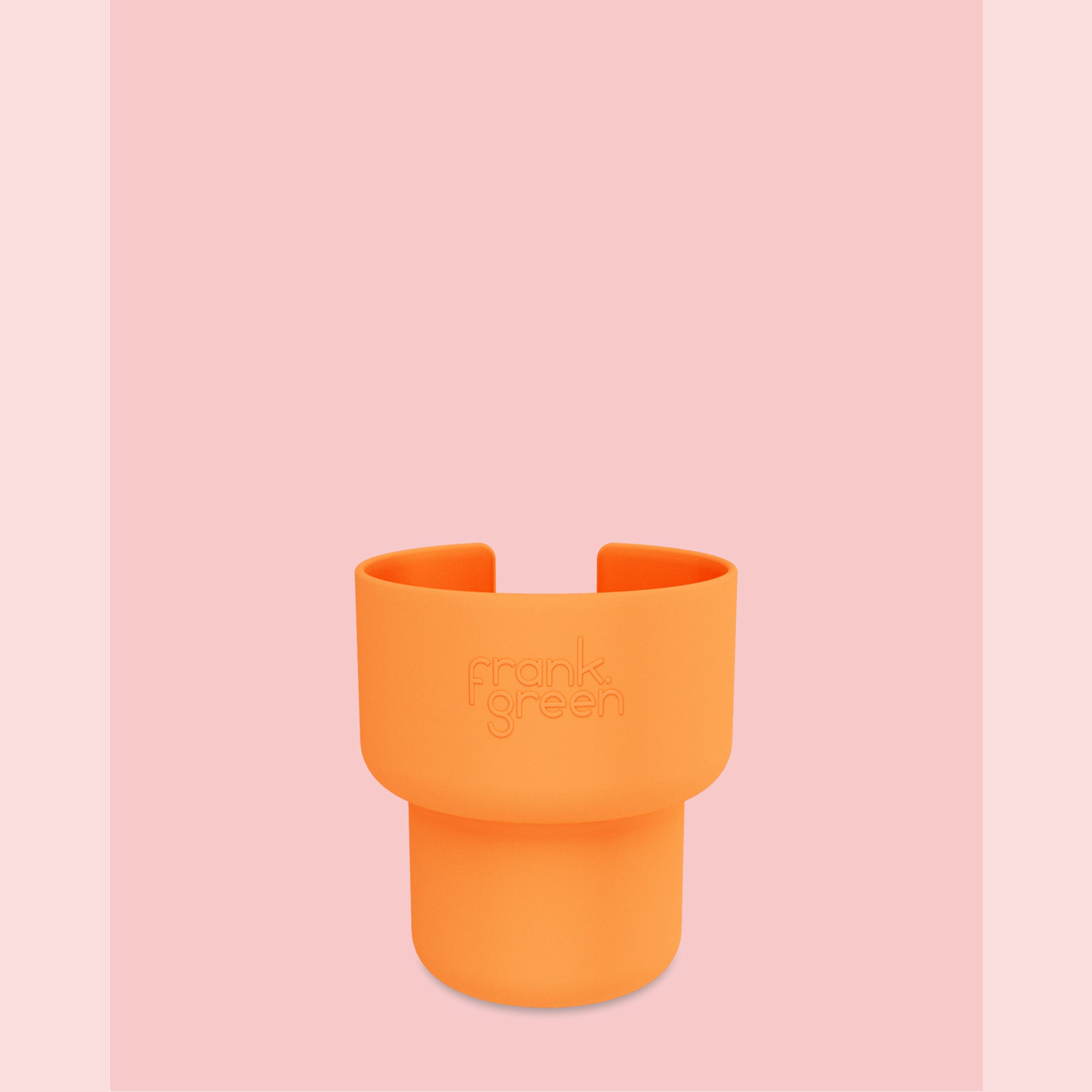 frank green Car Cup Holder Expander - Neon Orange