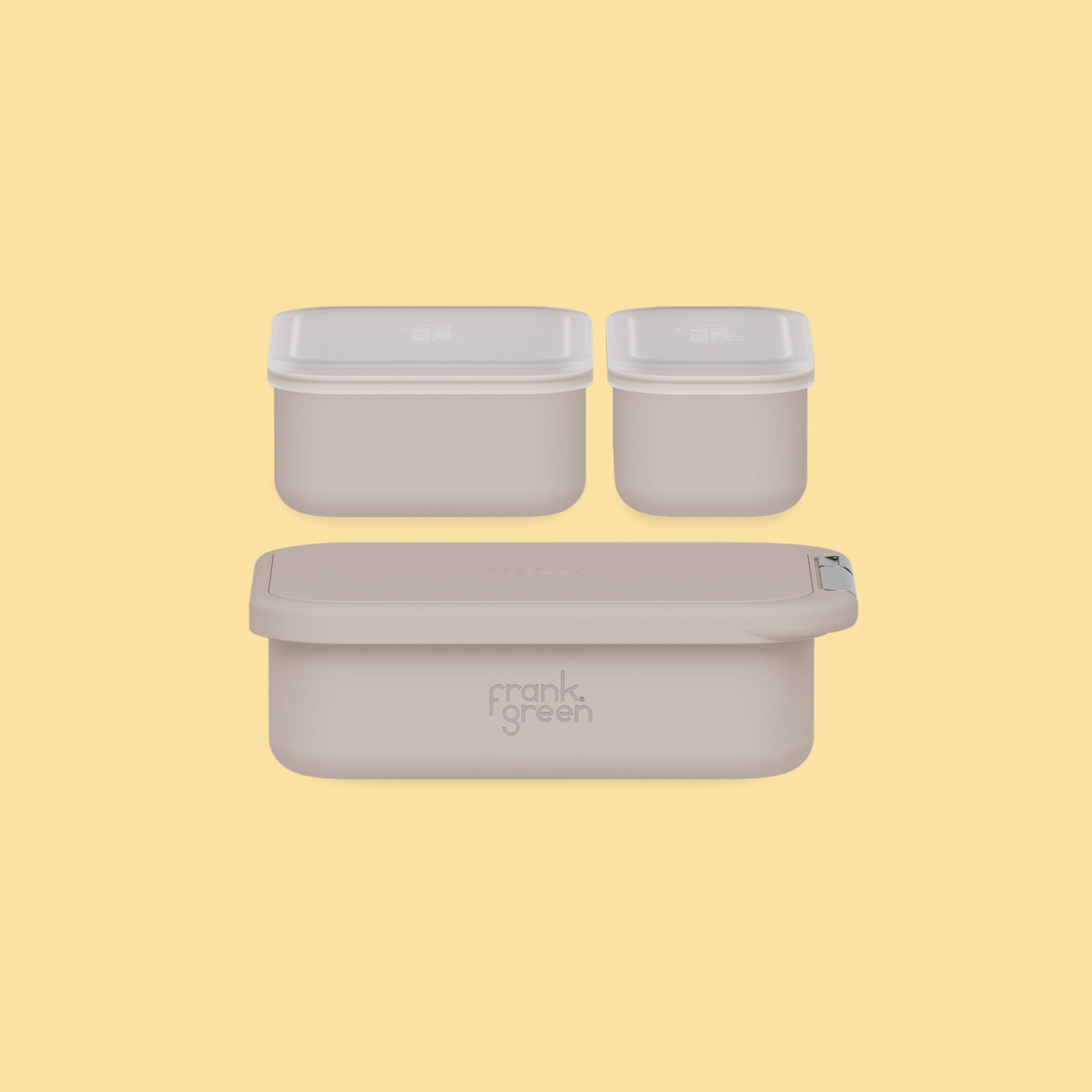 frank green Lunch Container with Silicone Lid - Moon Dust