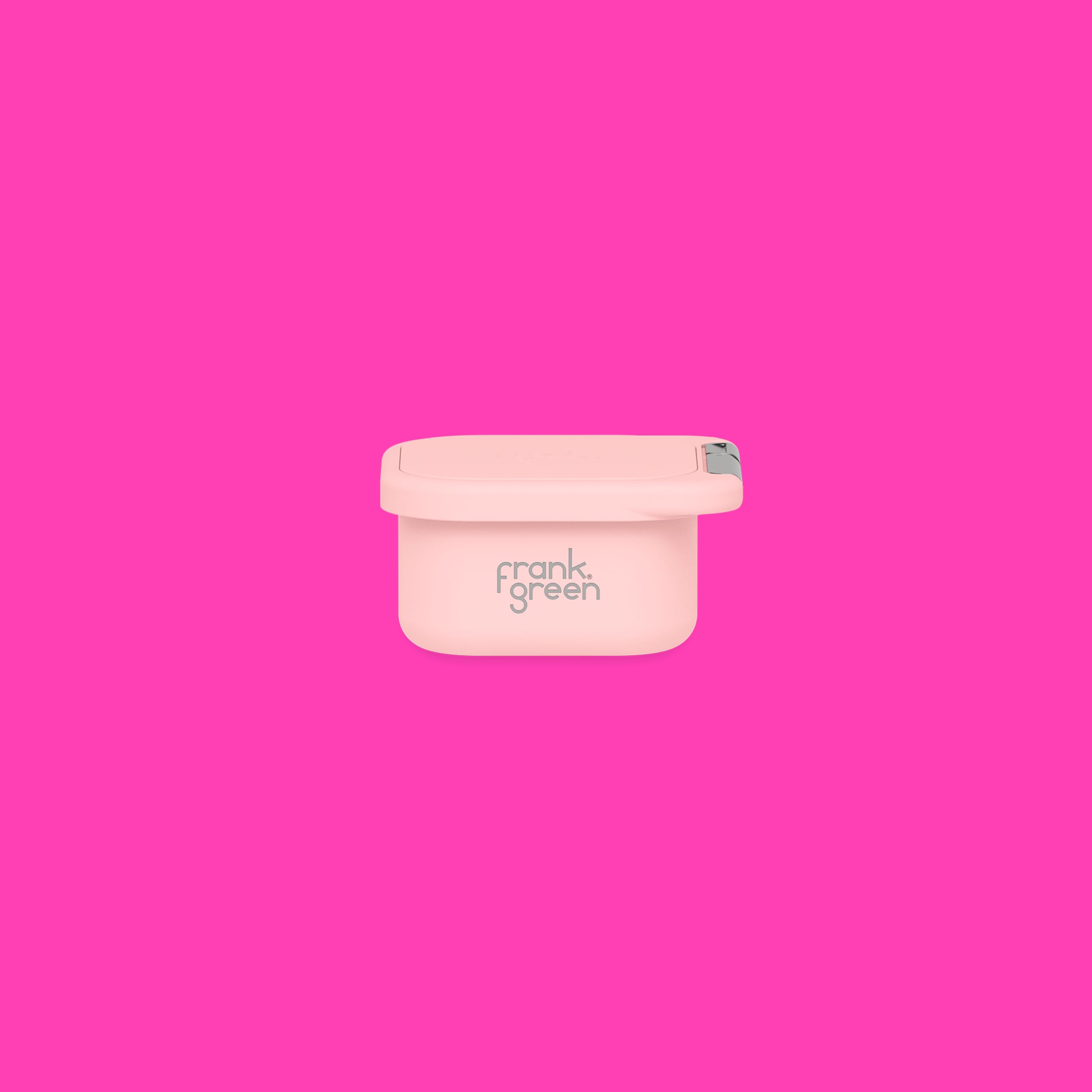 frank green Snack Container with Silicone Lid - Blushed