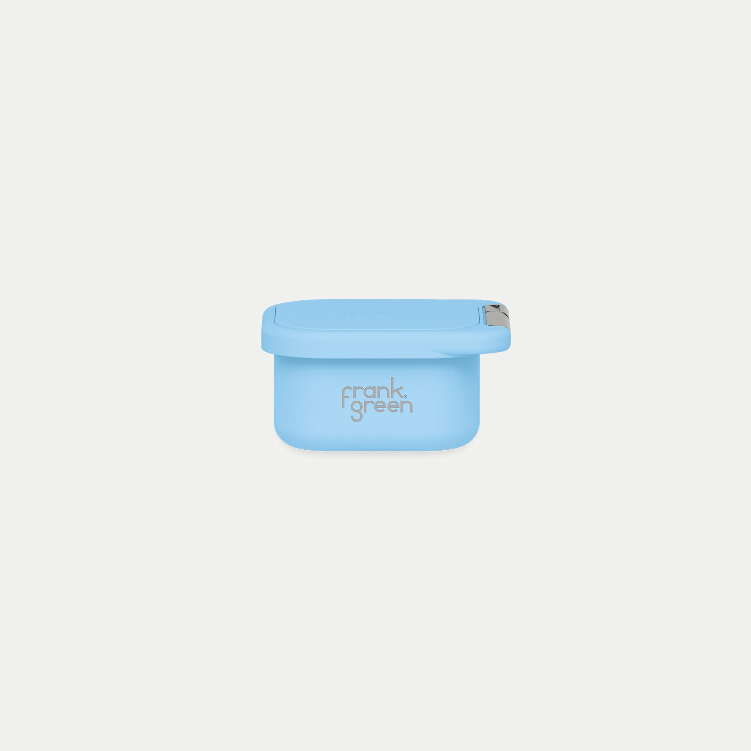 frank green Snack Container with Silicone Lid - Sky Blue