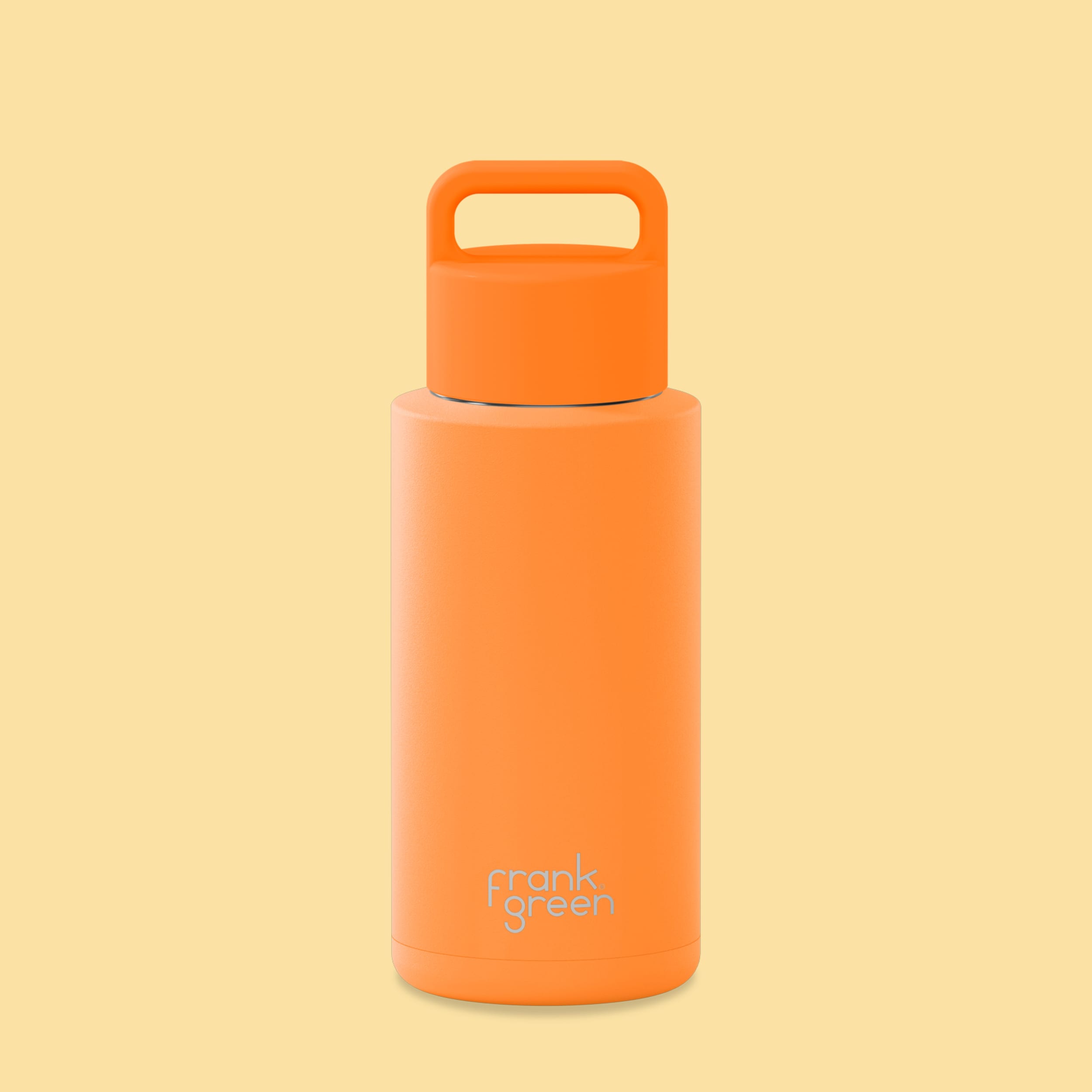 frank green 34oz Reusable Bottle (Grip) - Neon Orange