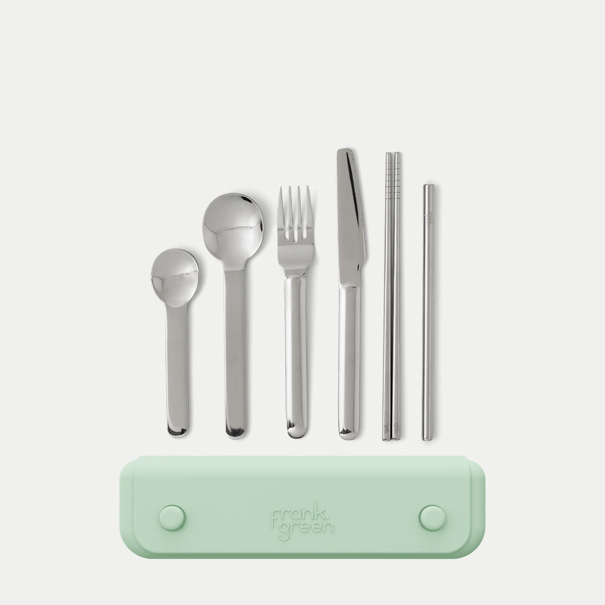 frank green 6-Piece Cutlery Set - Mint Gelato