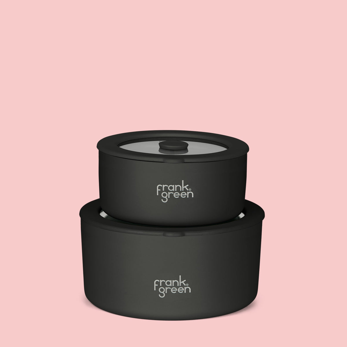 frank green Pack of 2 Bowls w Lid - Midnight