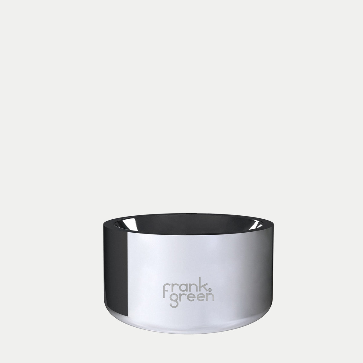 frank green Pet Bowl Small - Silver / Neon Pink Base Ring