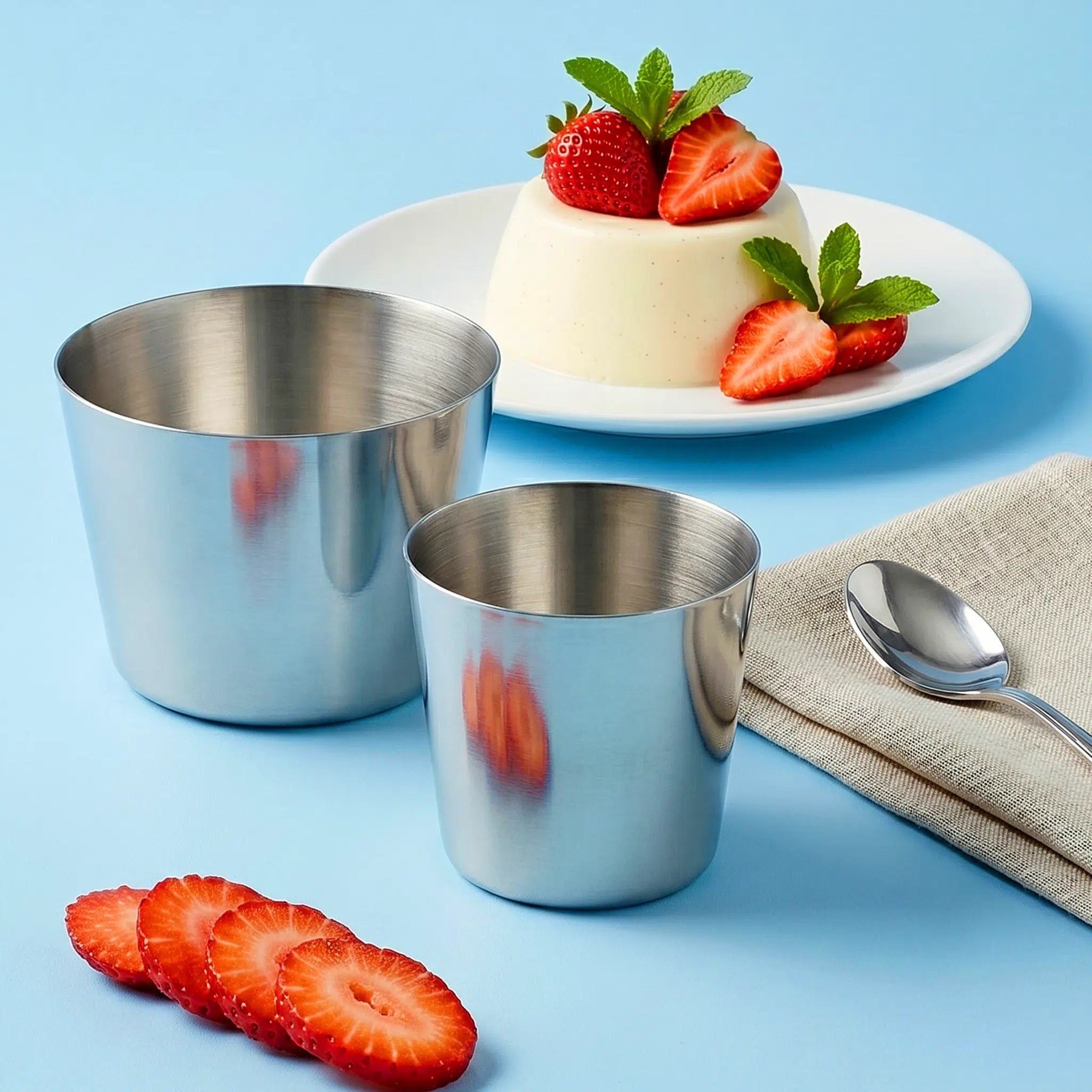 KH Kookie Stainless Steel Pudding Mould 80mm
