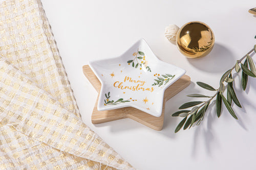 Ladelle Lumina 2pc Star Bowl & Tray Set