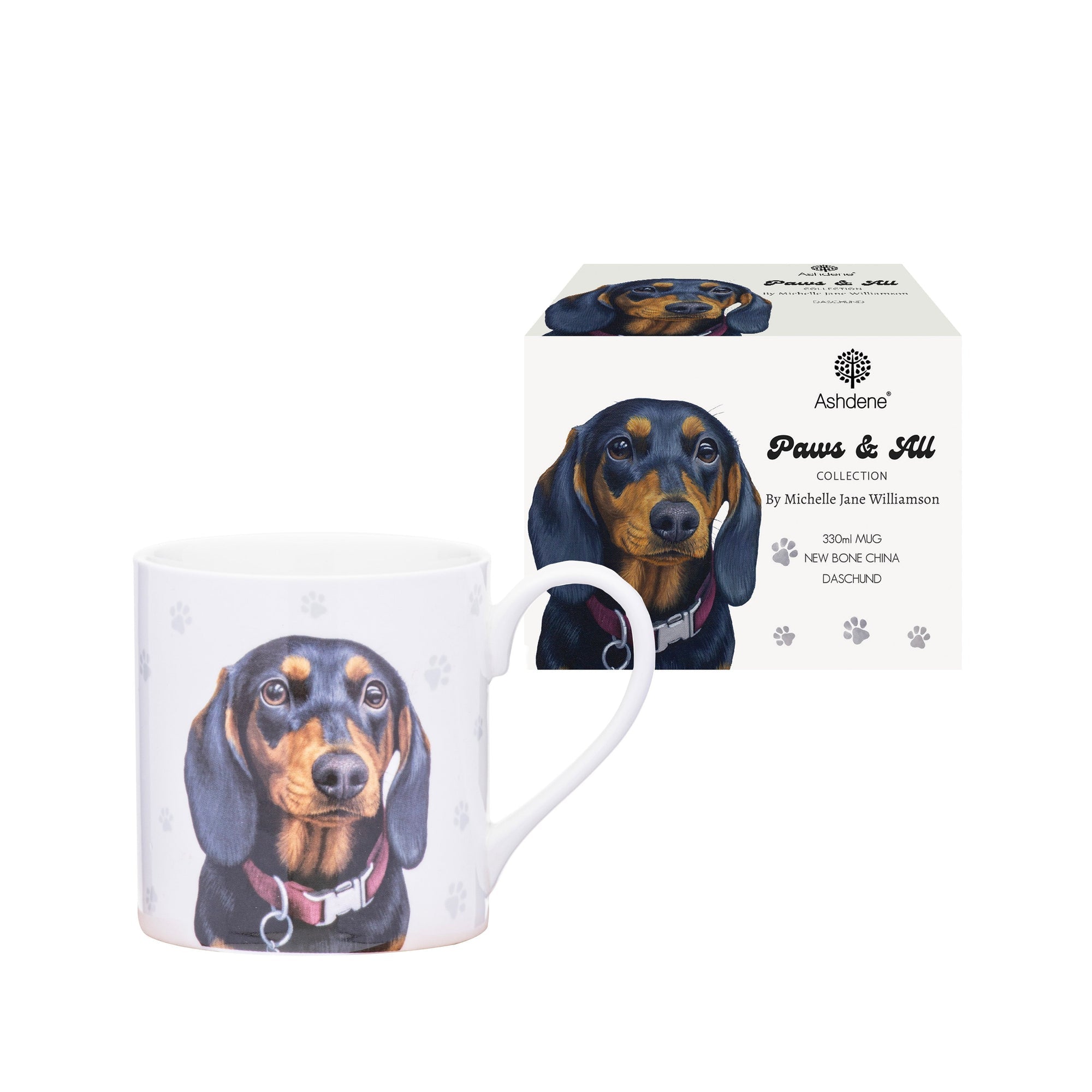 Ashdene Paws & All Dachshund Mug