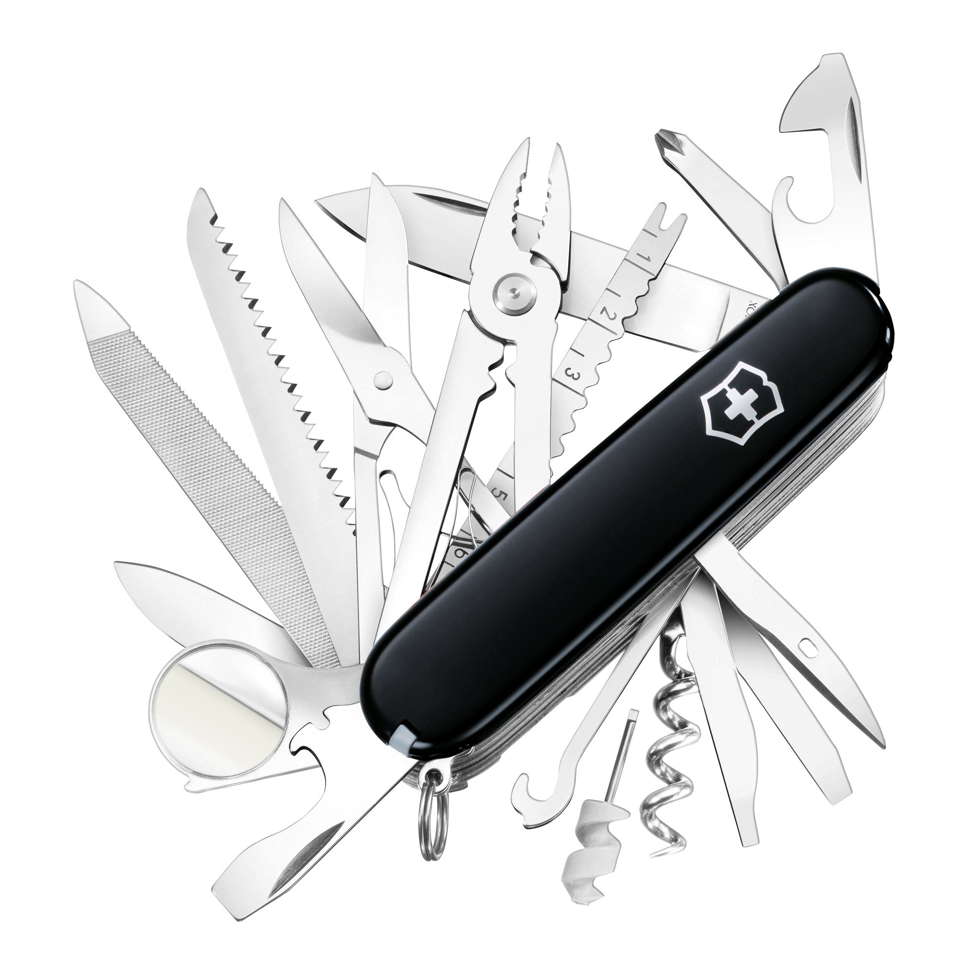 Victorinox Swiss Champ Swiss Army Knife - Black