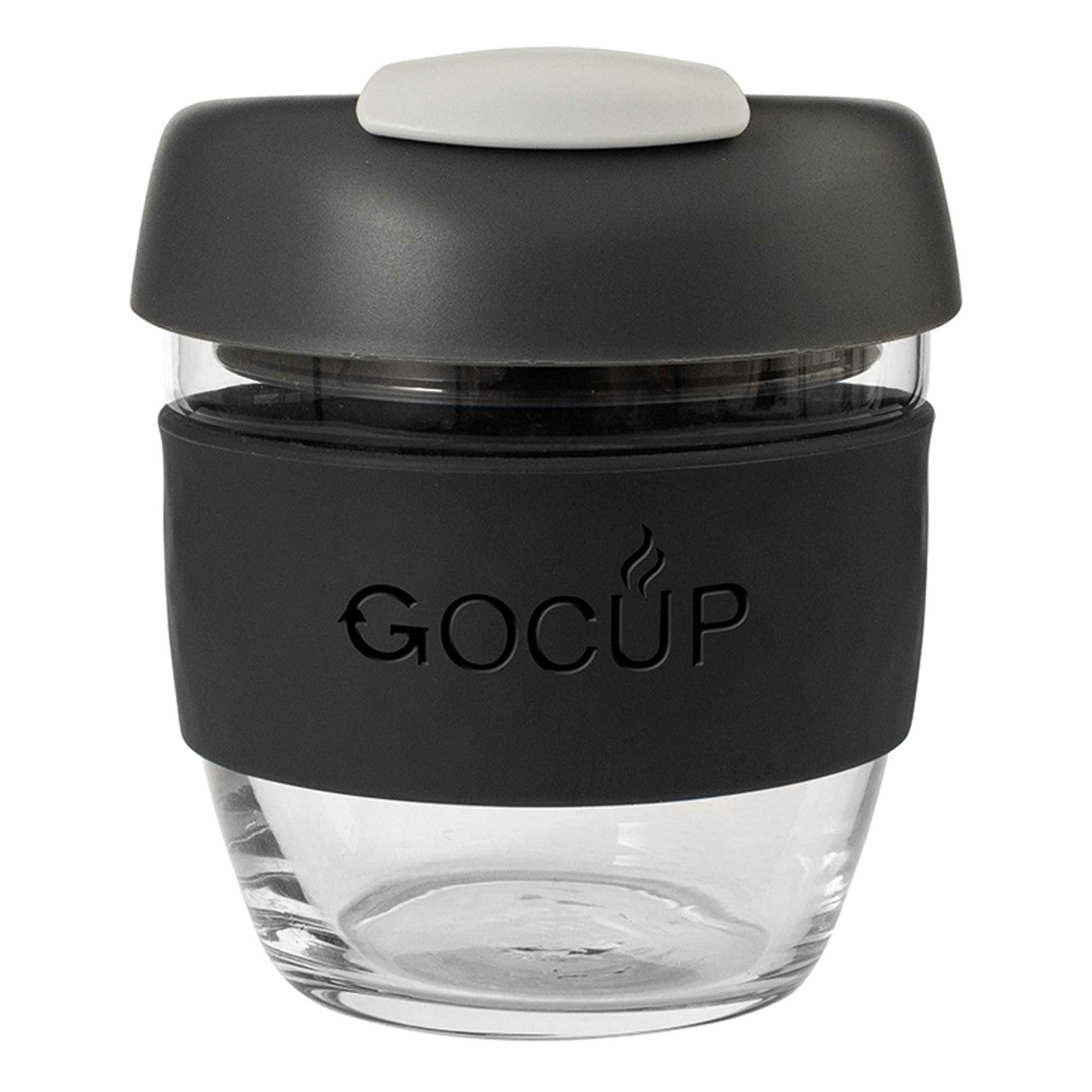 Avanti  Glass GOCUP - 236ml/8Oz - Black/Charcoal/Grey