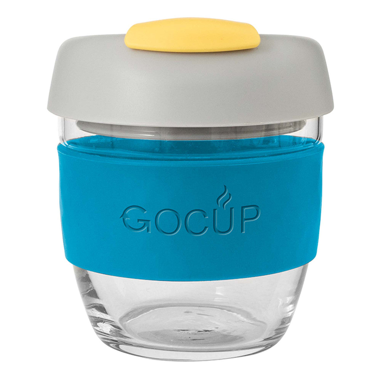 Avanti  Glass GOCUP - 236ml/8Oz - Blue/Grey/Yellow