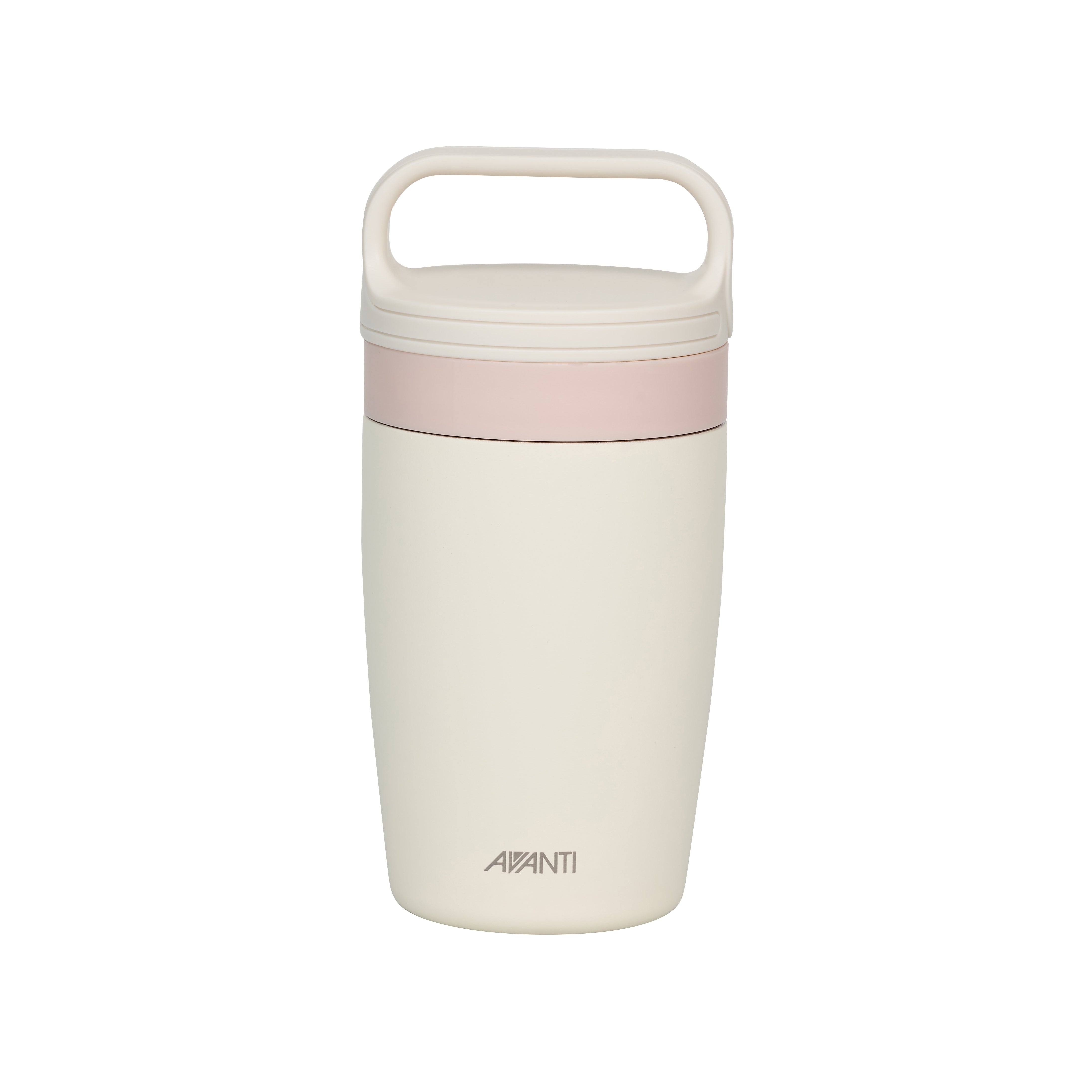 Avanti FlexiSip Insulated Travel Cup with Handle, 355ml/12oz - Sand Dune