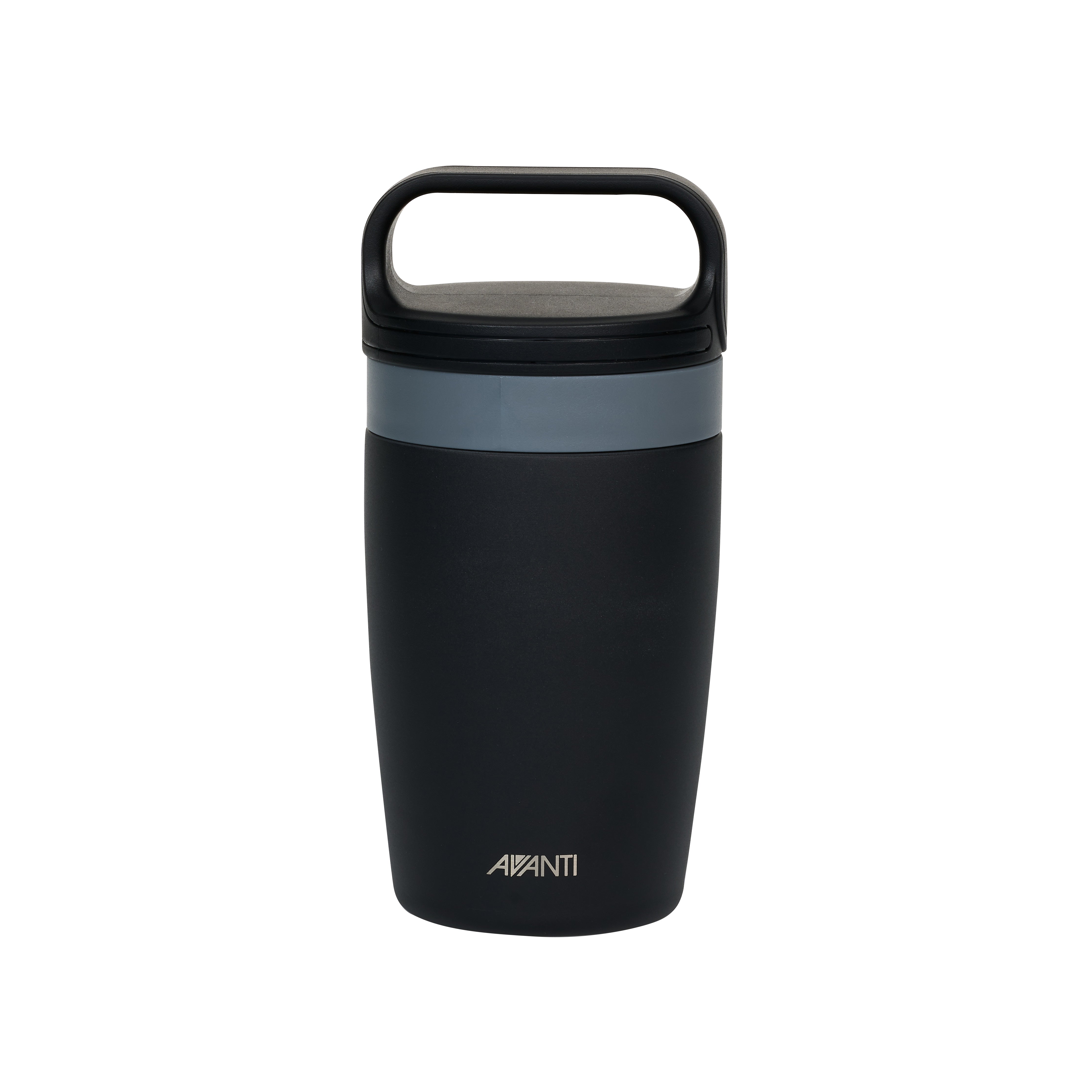Avanti FlexiSip Insulated Travel Cup with Handle, 355ml/12oz - Black