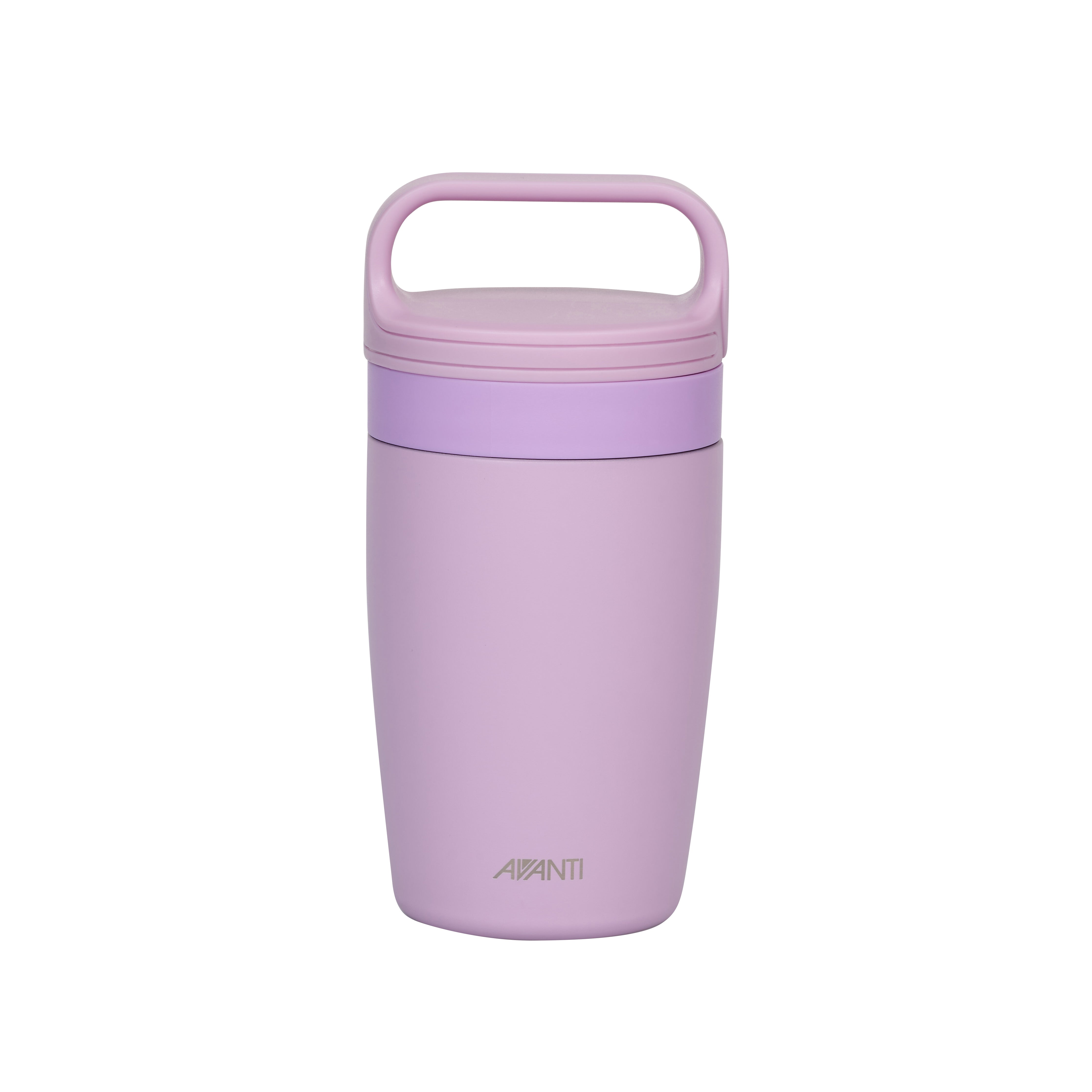 Avanti FlexiSip Insulated Travel Cup with Handle, 355ml/12oz - Lilac