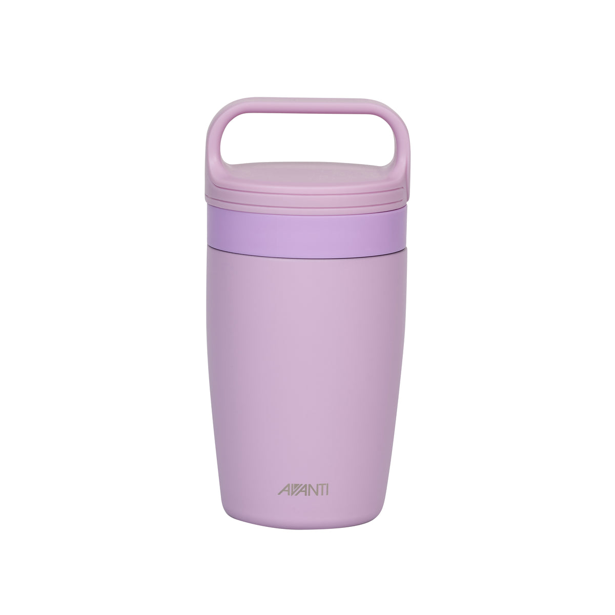 Avanti FlexiSip Insulated Travel Cup with Handle, 355ml/12oz - Lilac