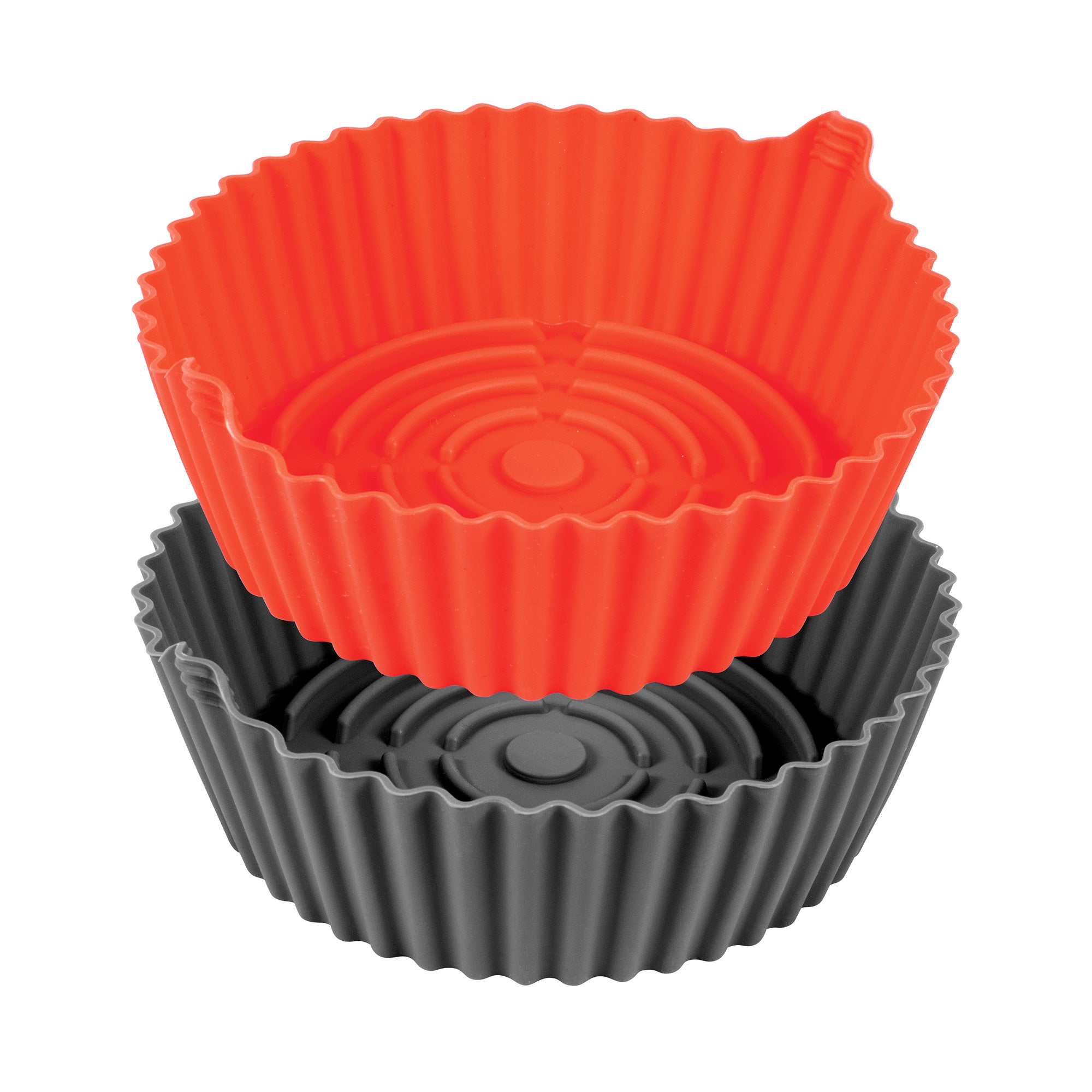 Avanti Airfryer Round Silicone Insert - Set of 2  23.5 x 22 x 7.5cm