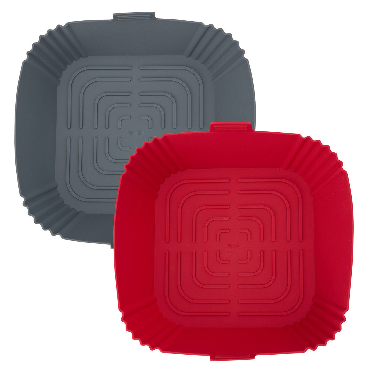 Avanti Square Air Fryer Silicone Basket Insert XL - Set of 2 - 25 x 25cm