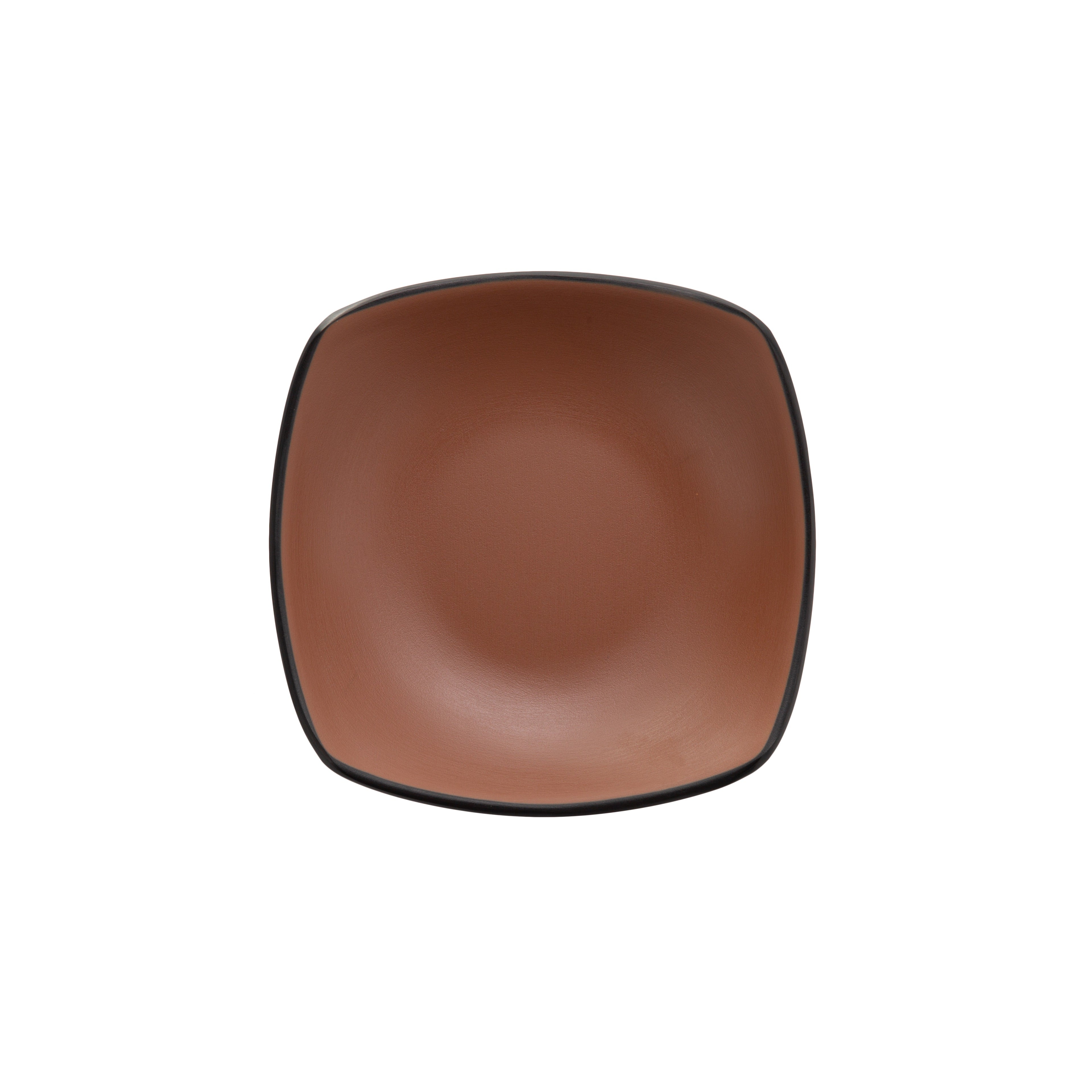 COUCOU Square Bowl 130x130mm - Brown & Black