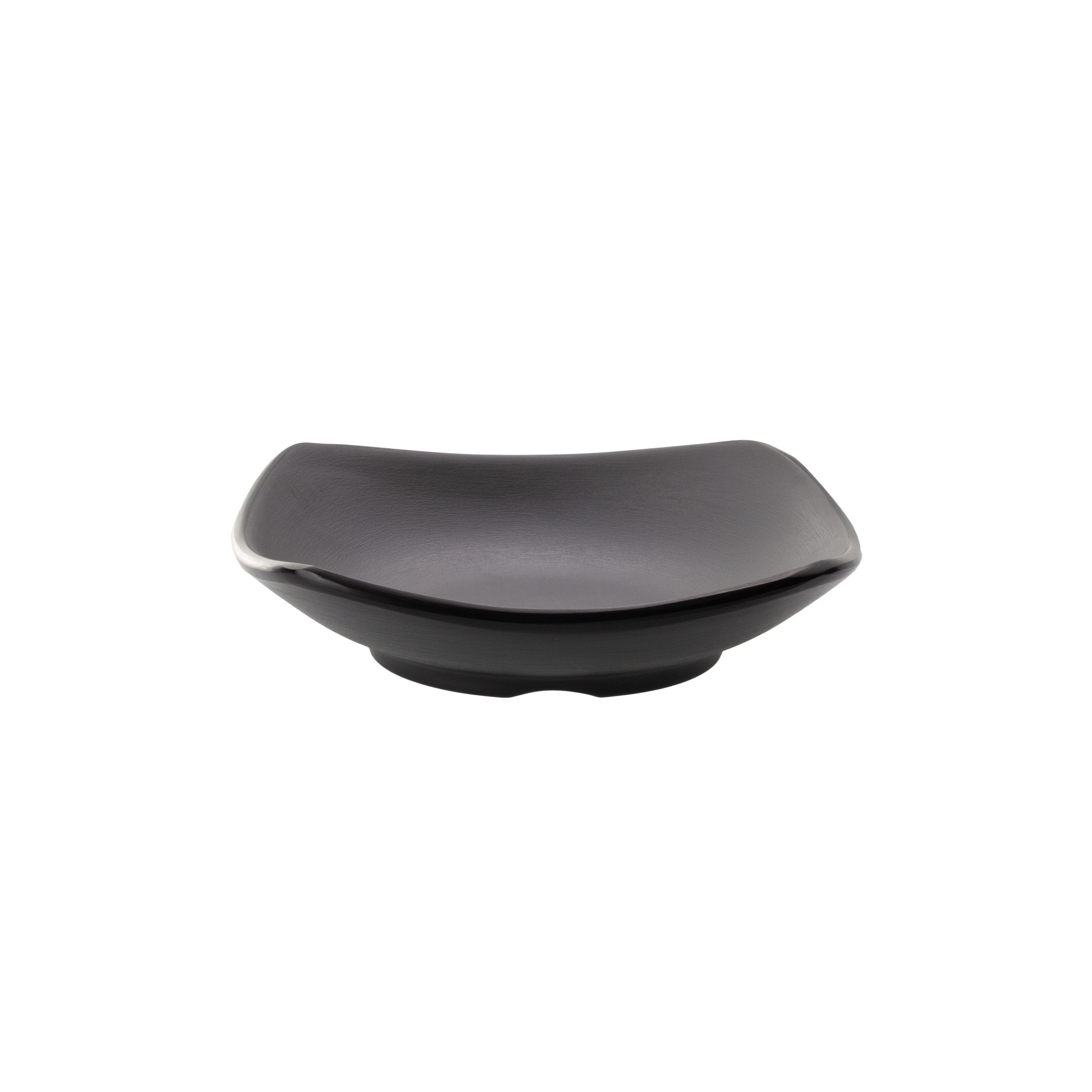 COUCOU Square Bowl 130x130mm - Grey & Black