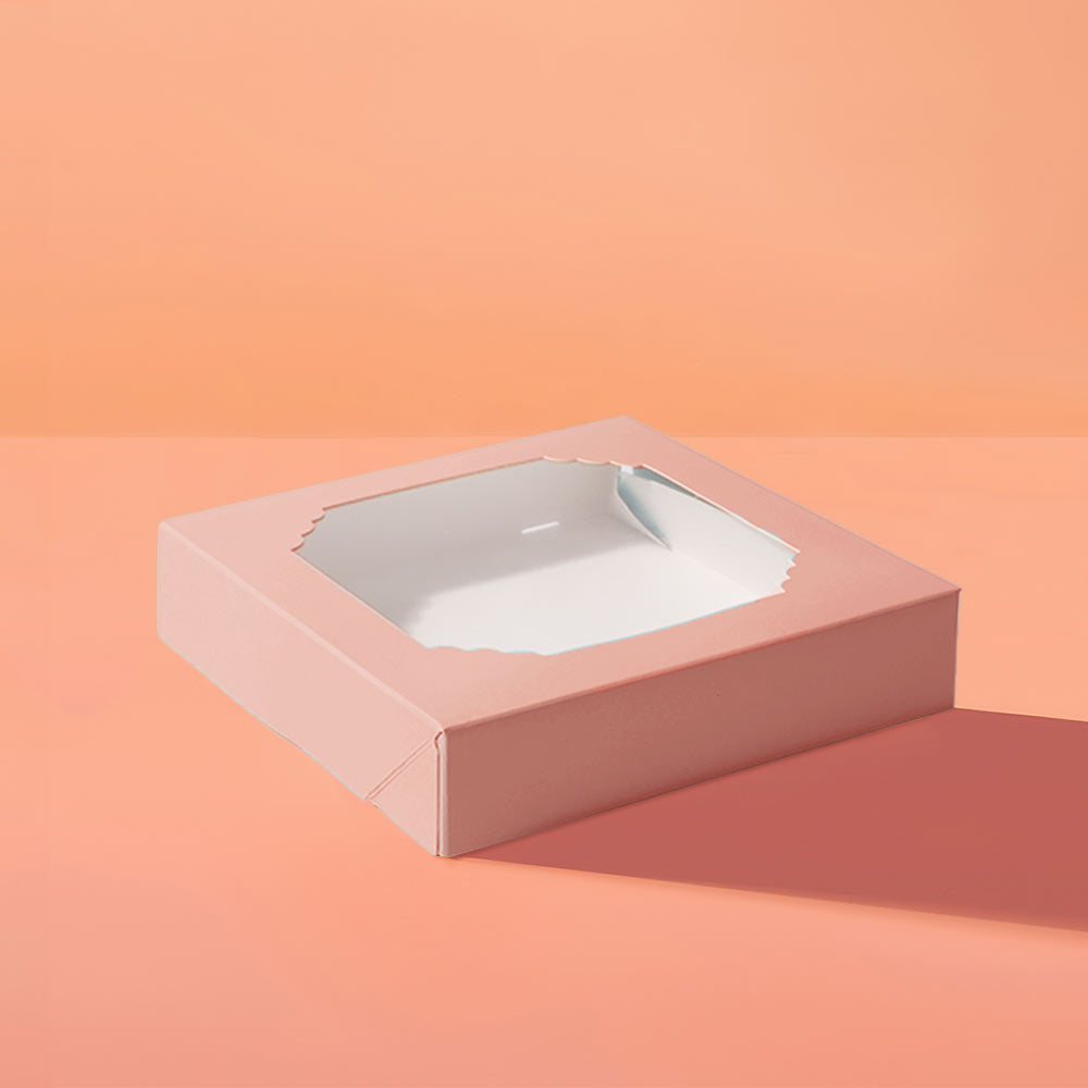 Papyrus Scalloped Large Treat Box Pastel Pink 5 Pack
