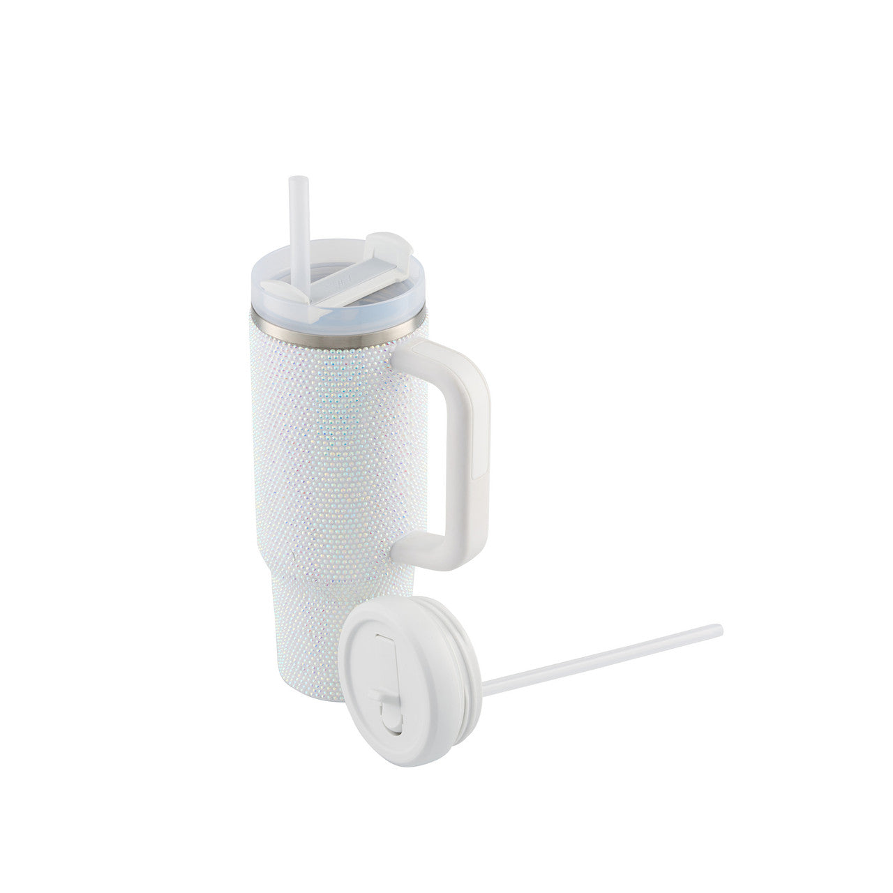 Avanti HydroQuench Insulated Tumbler with Two Lids, 1L - Luxe White