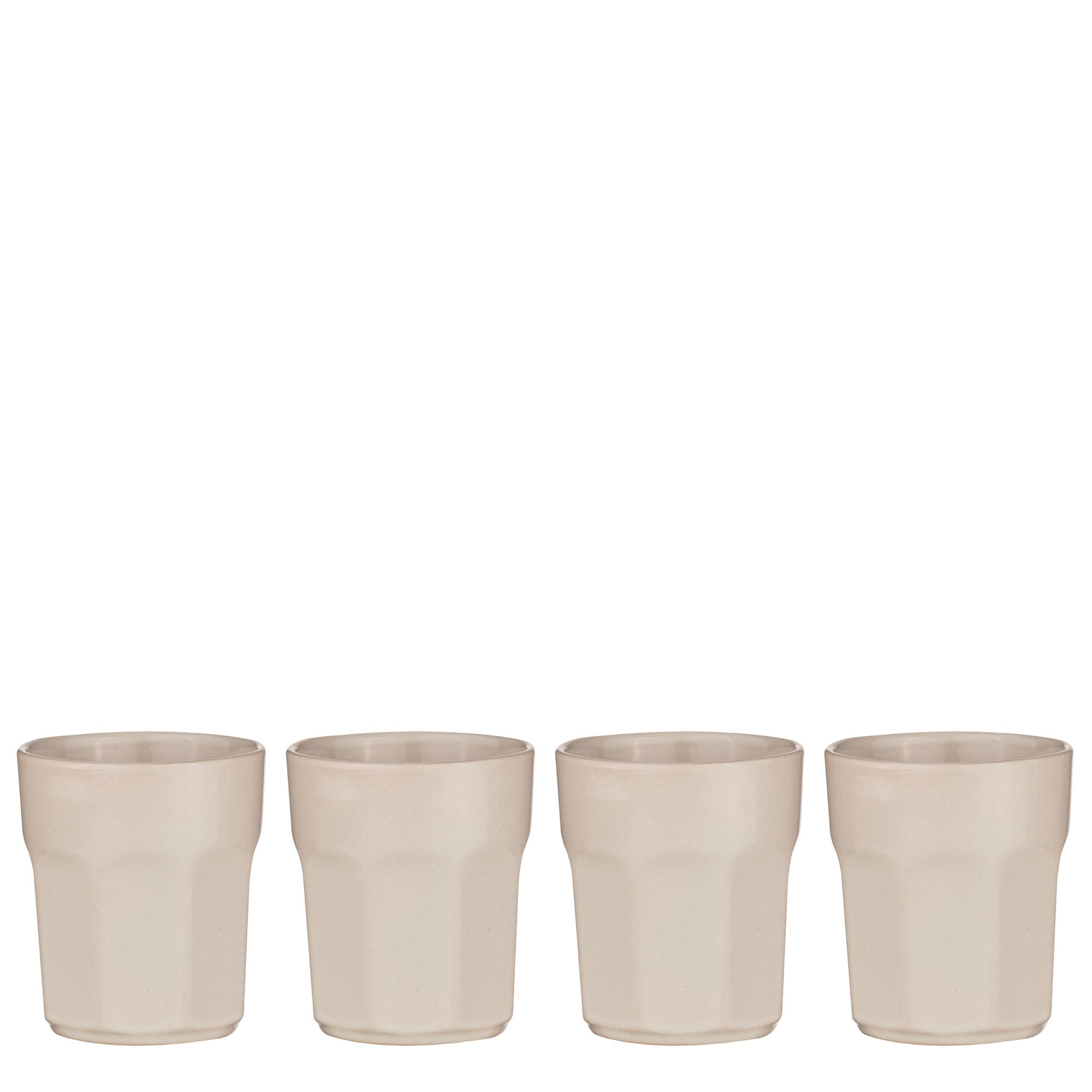 Ladelle Elan Oatmeal 4pk Tumbler