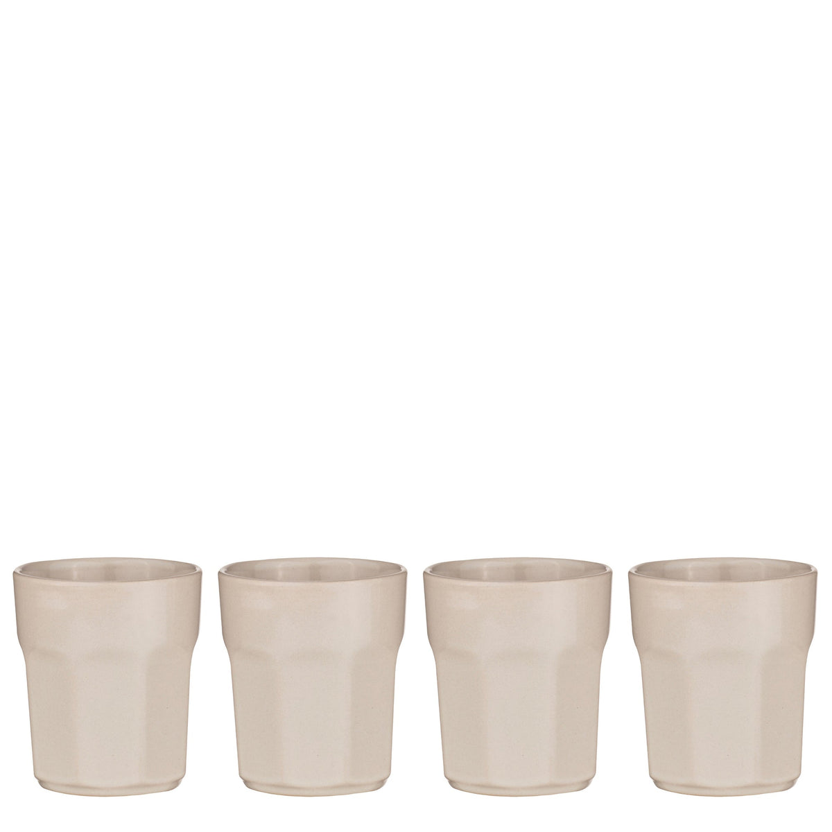 Ladelle Elan Oatmeal 4pk Tumbler