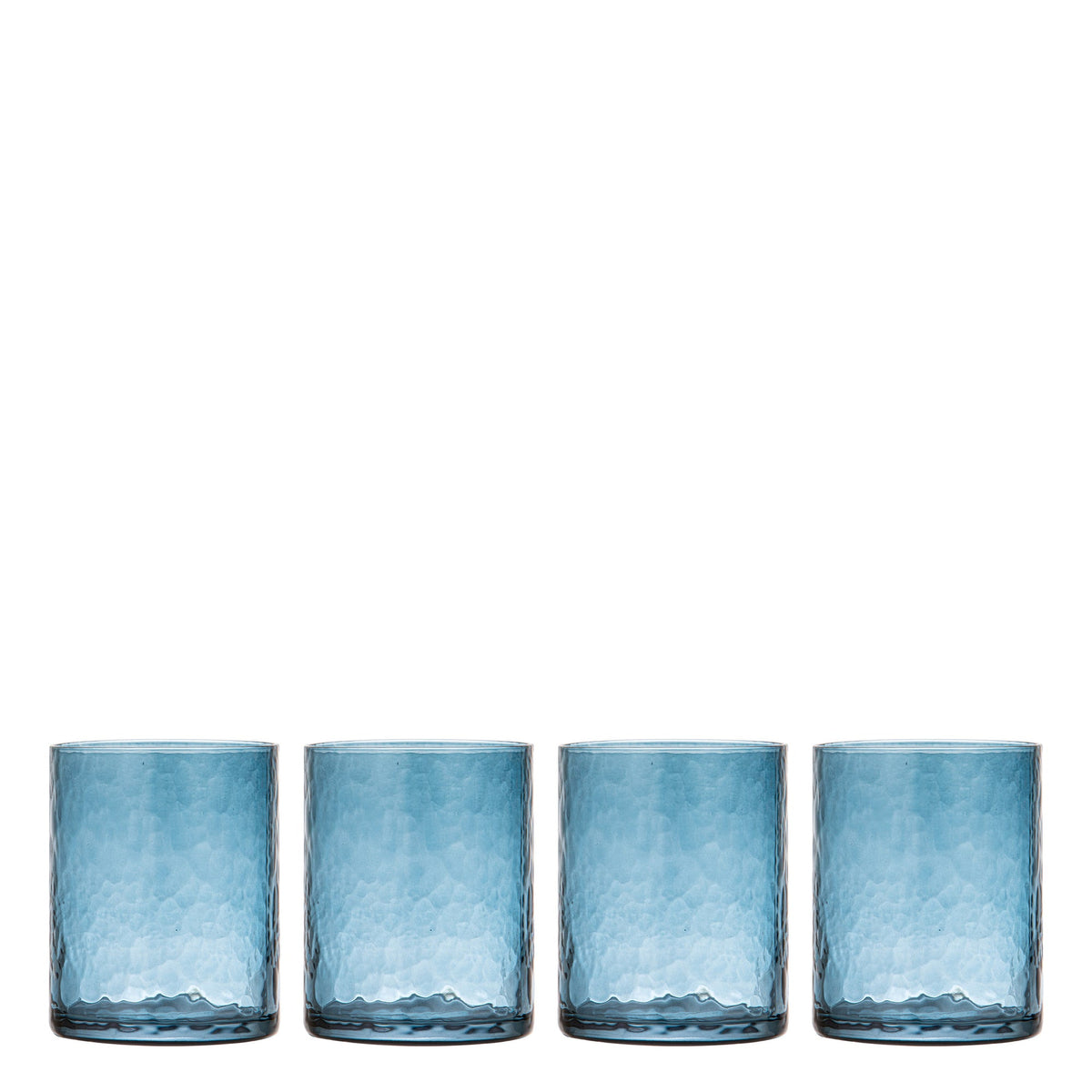 Ladelle Flynn Blue 4pk Glass Tumbler