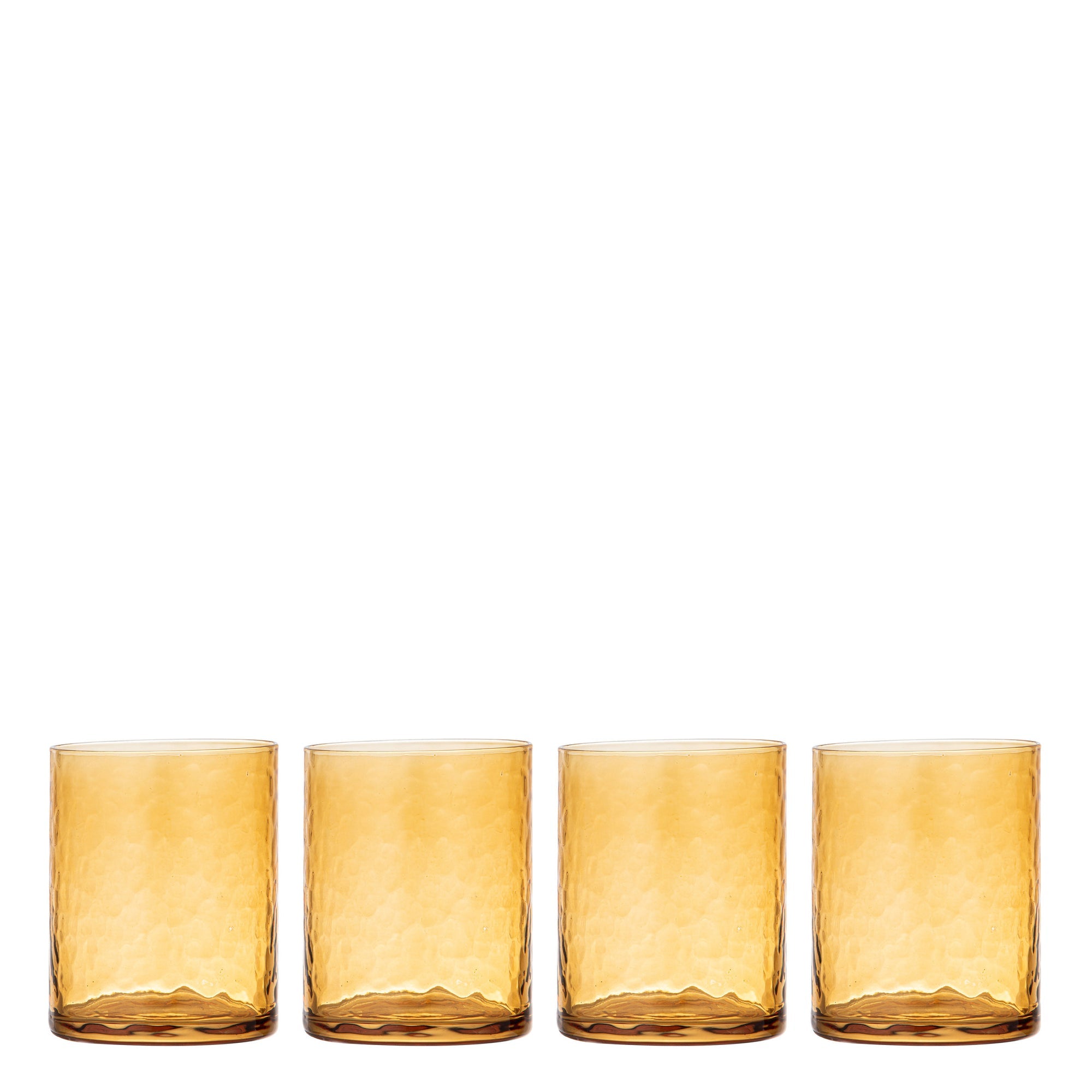 Ladelle Flynn Amber 4pk Glass Tumbler