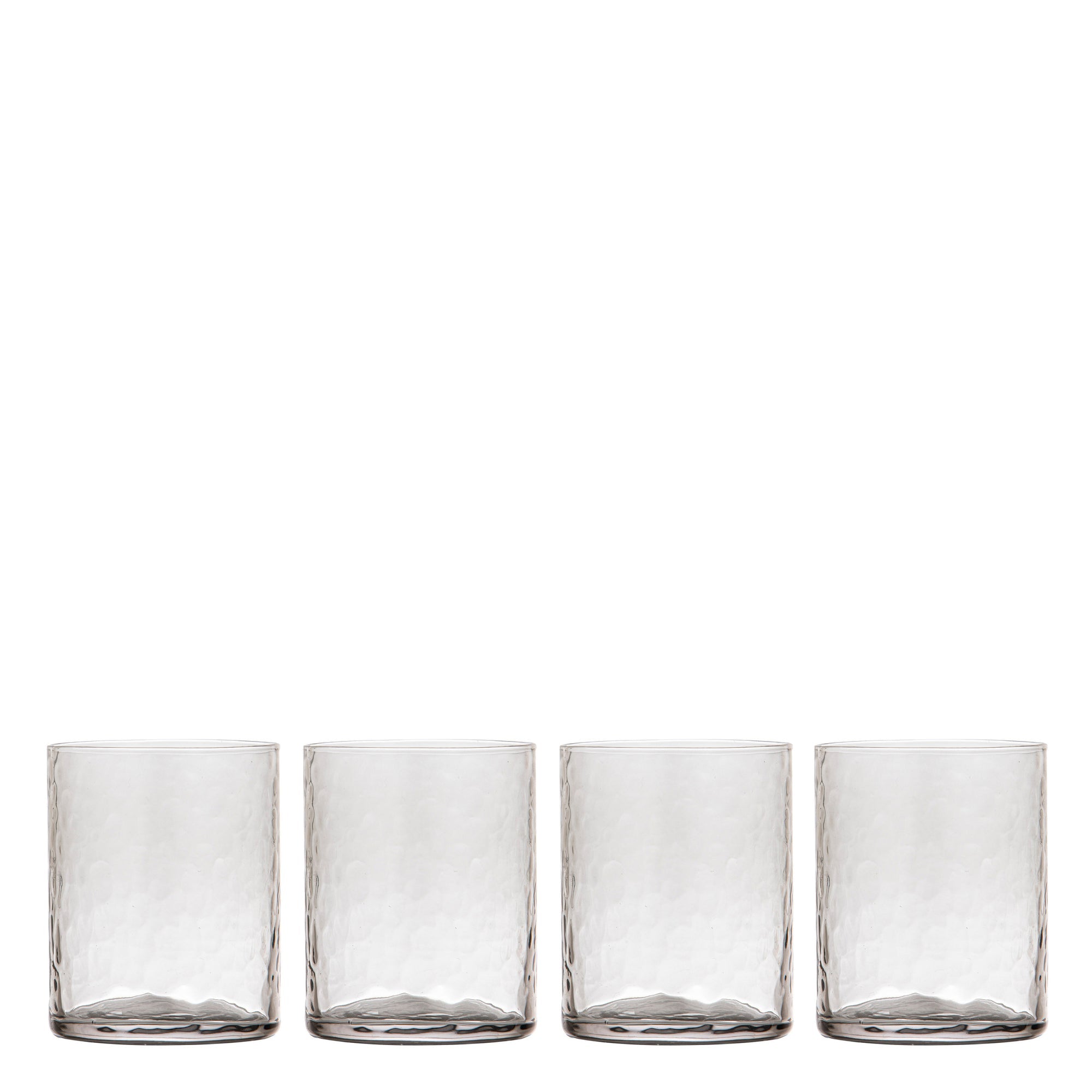 Ladelle Flynn Charcoal 4pk Glass Tumbler